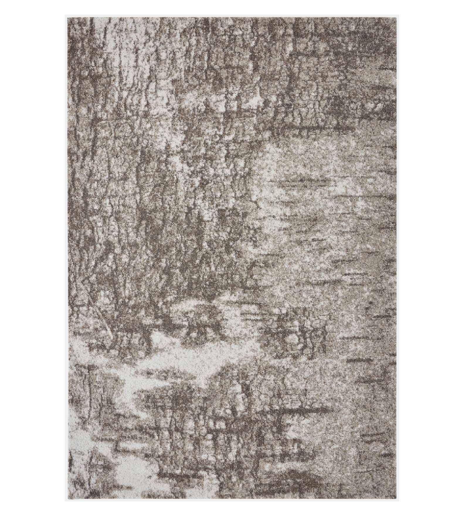 Softness Modern Abstract Carpet L.Brown