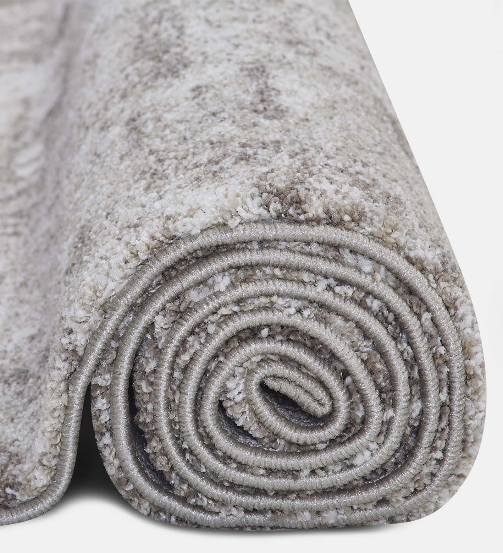 Softness Modern Abstract Carpet L.Brown