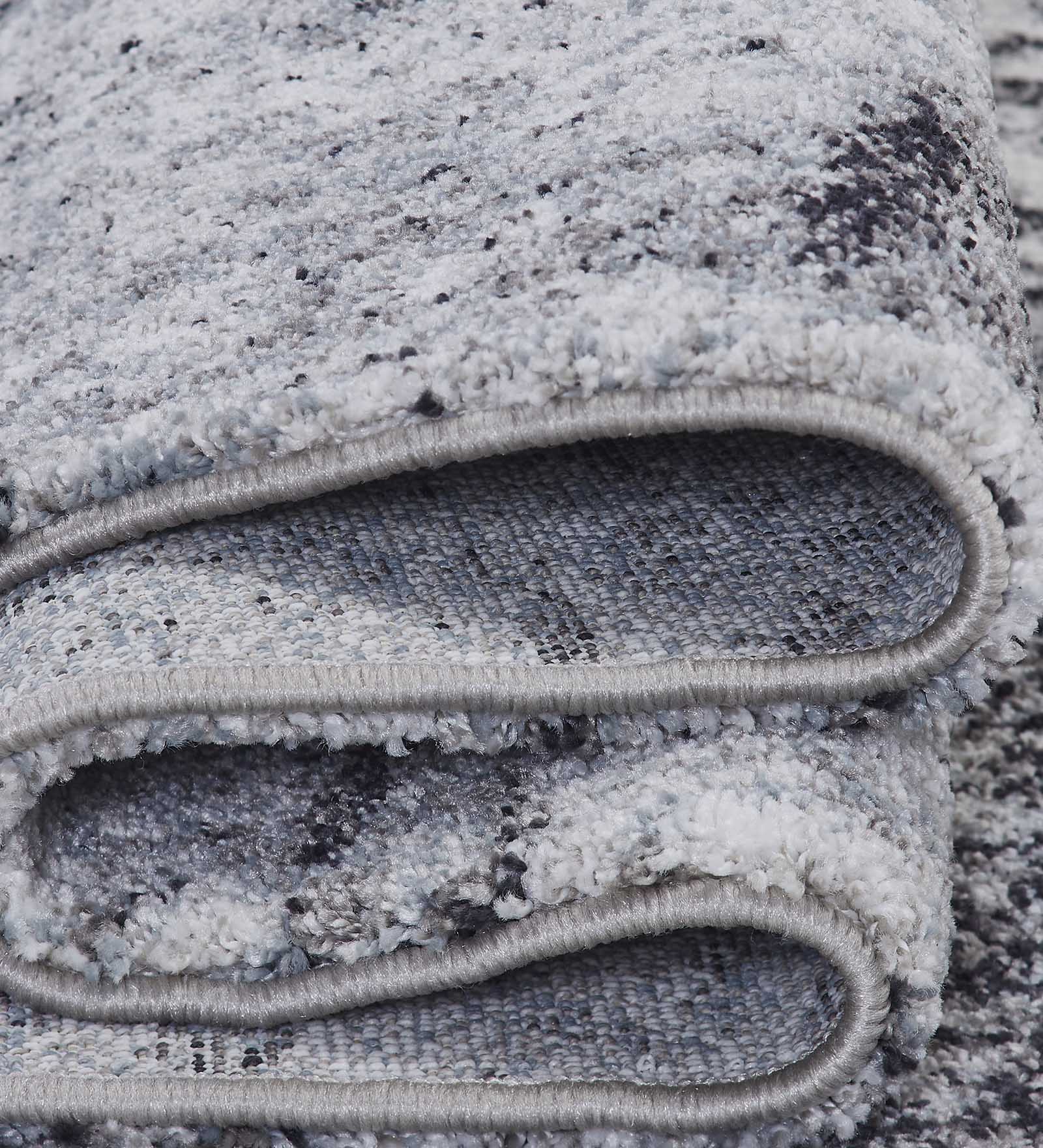 Softness Modern Abstract Carpet Charcoal and Cream