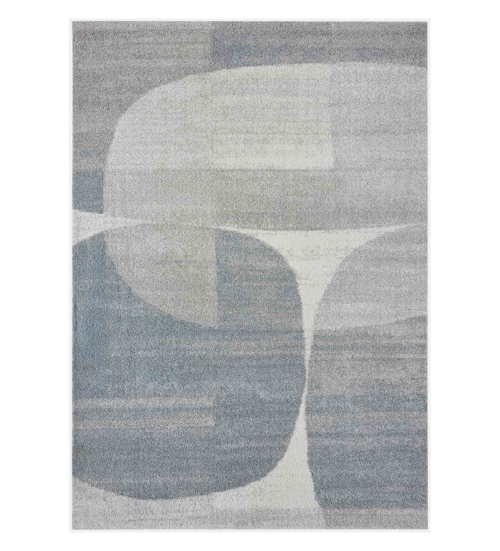 Softness Modern Abstract Carpet Teal