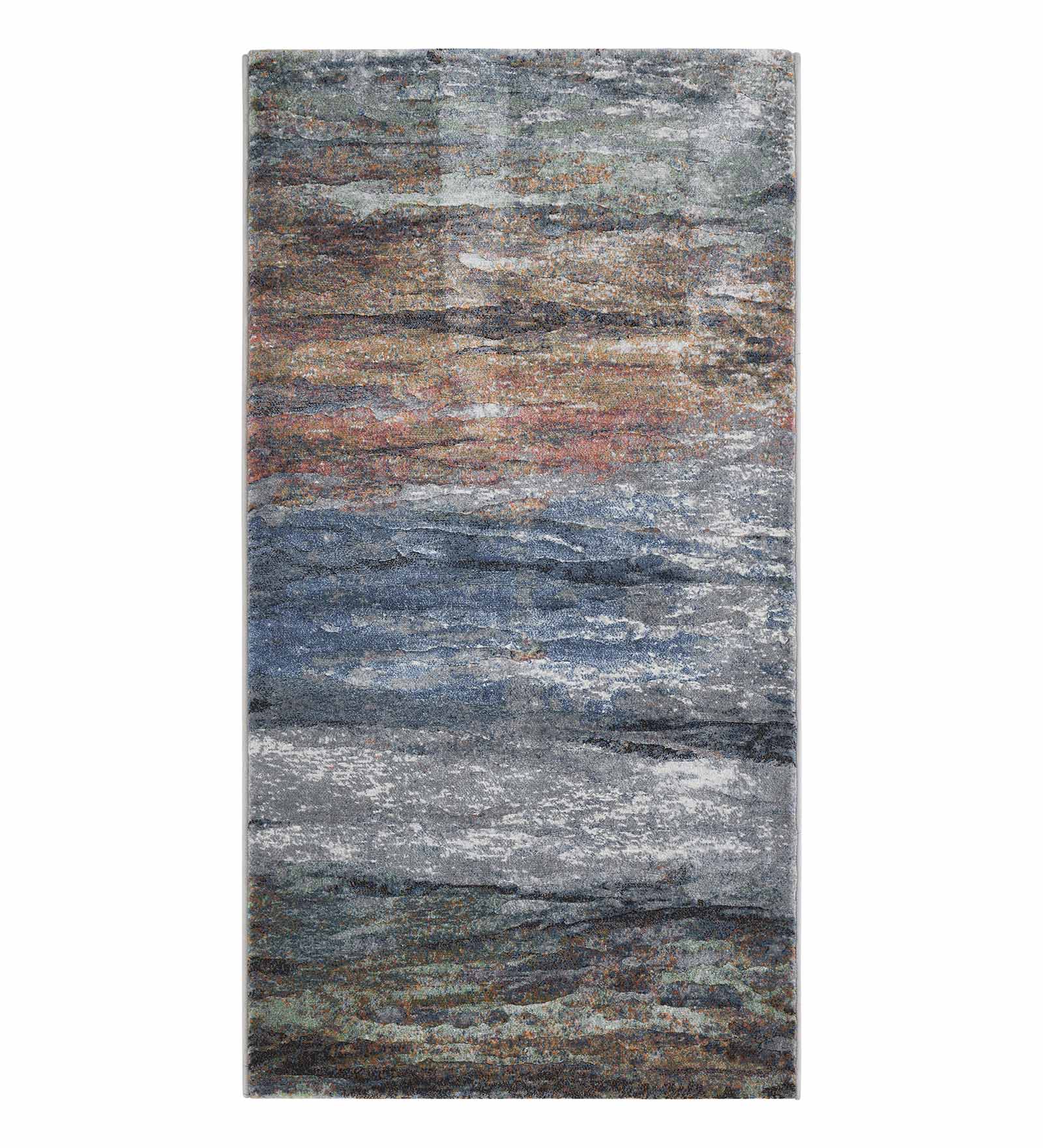 Aquarius Abstract Machine Made Runner Multi