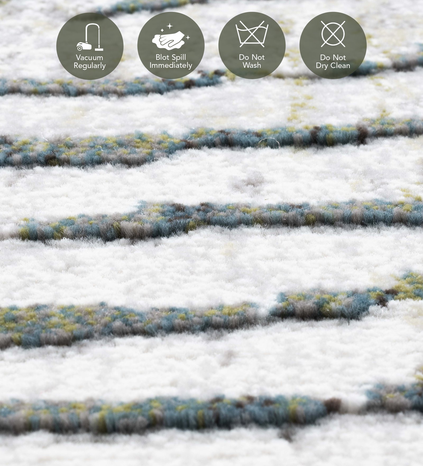 Aquarius Floral Machine Made Carpet Cream