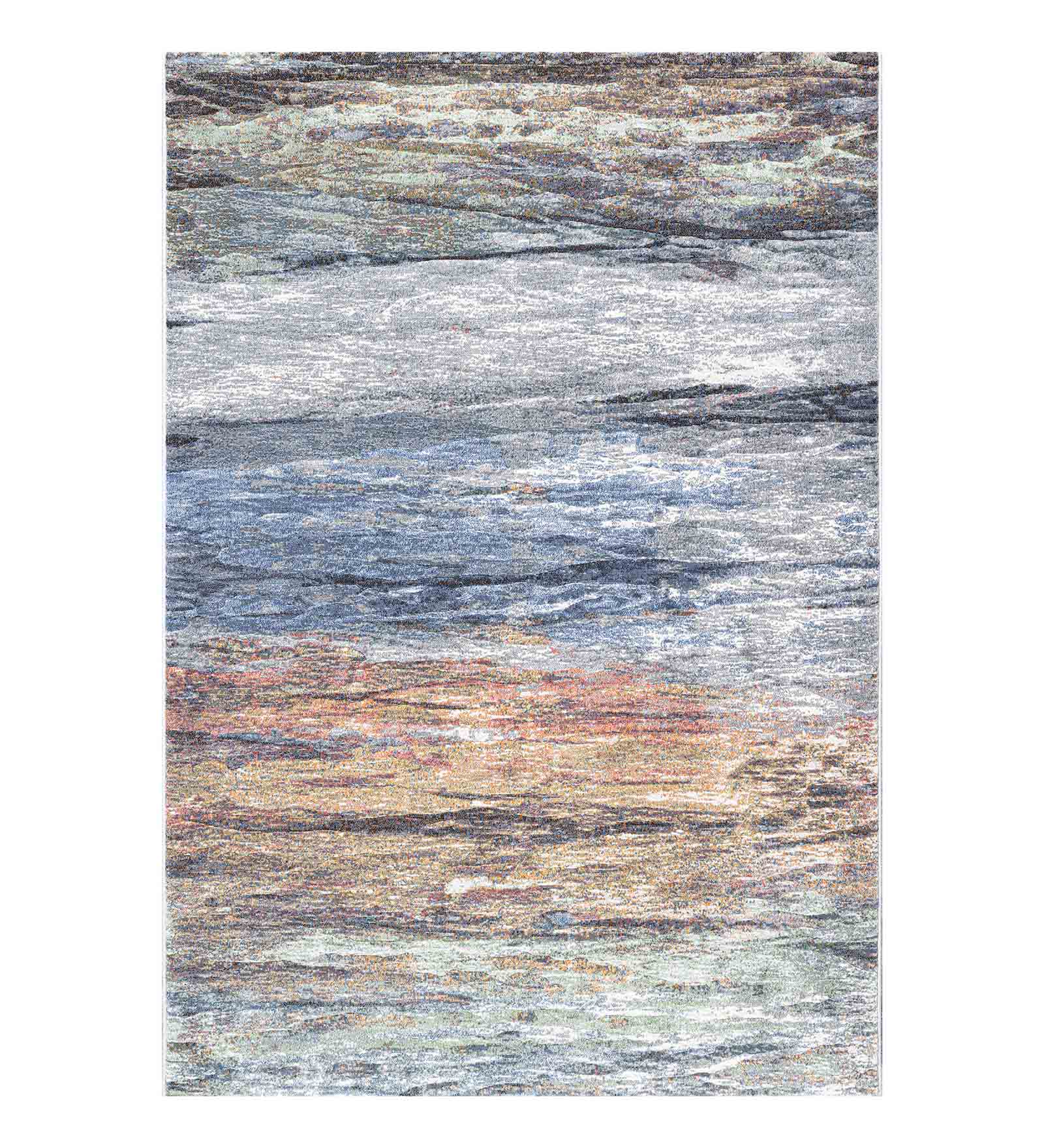 Aquarius Abstract Machine Made Carpet Multi