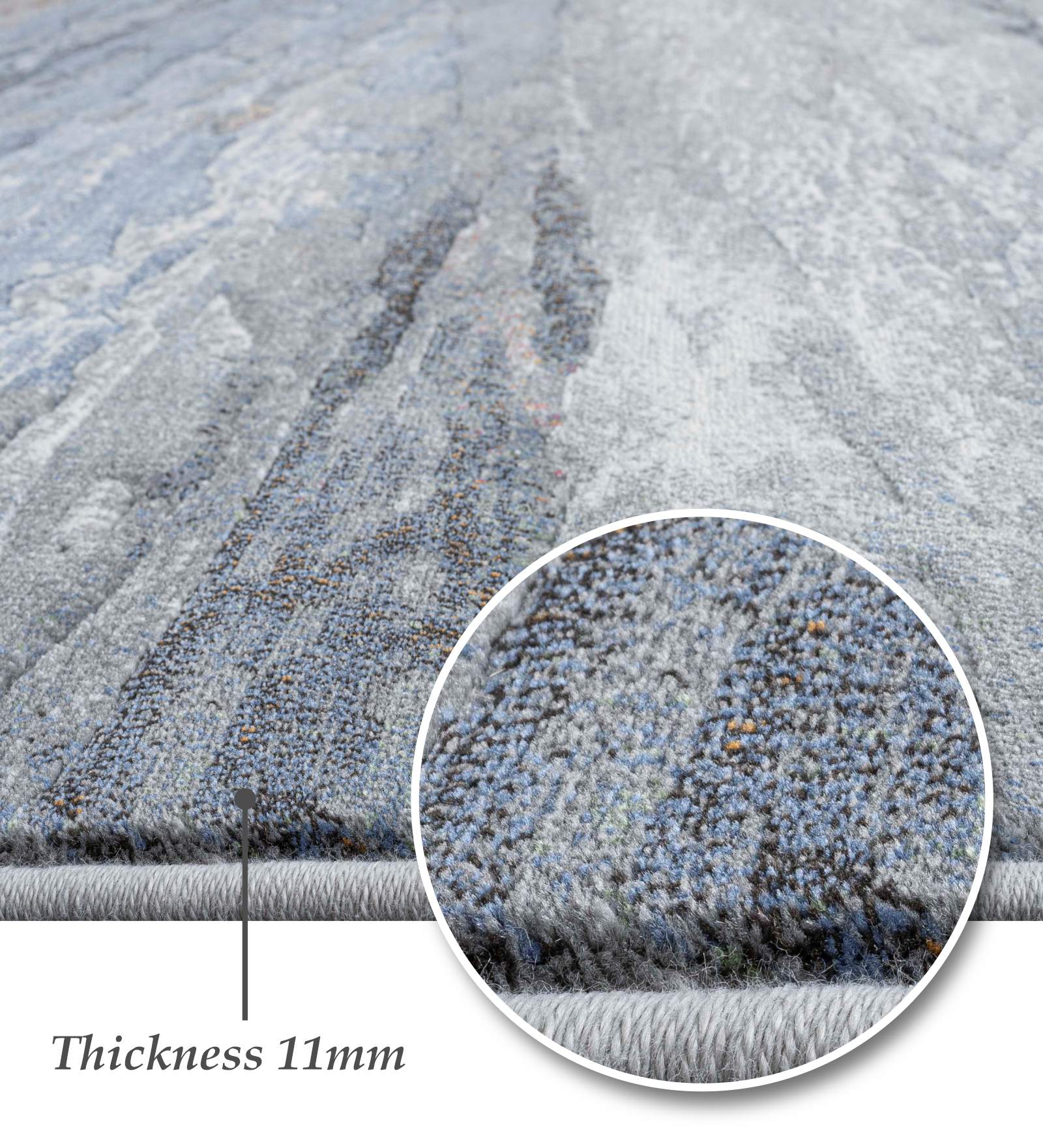 Aquarius Abstract Machine Made Carpet Multi