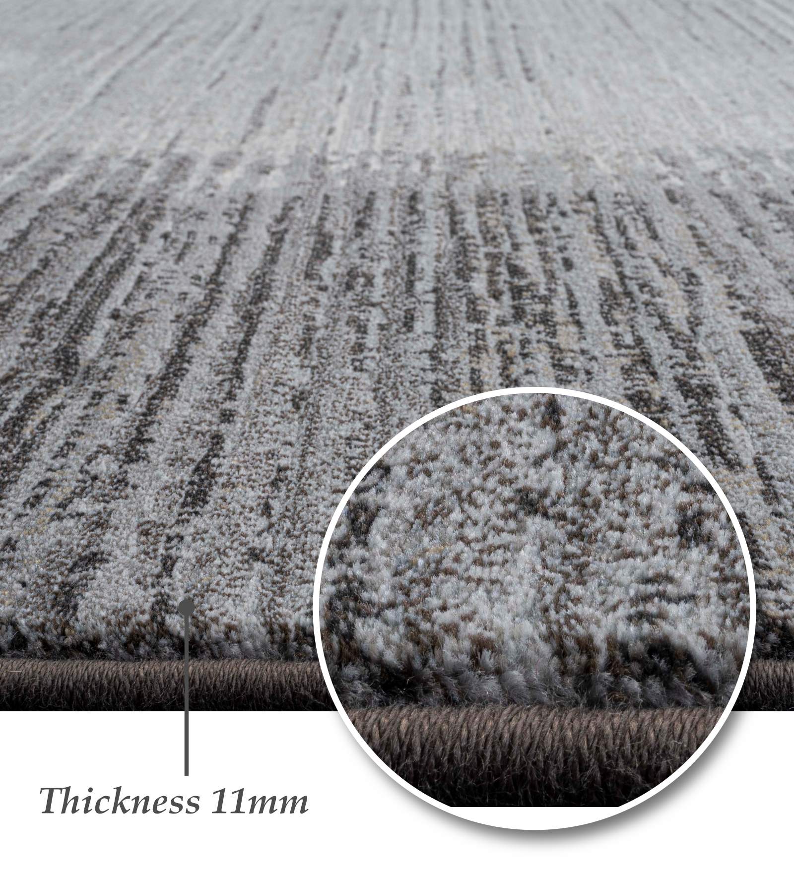 Aquarius Solid Machine Made Carpet Grey