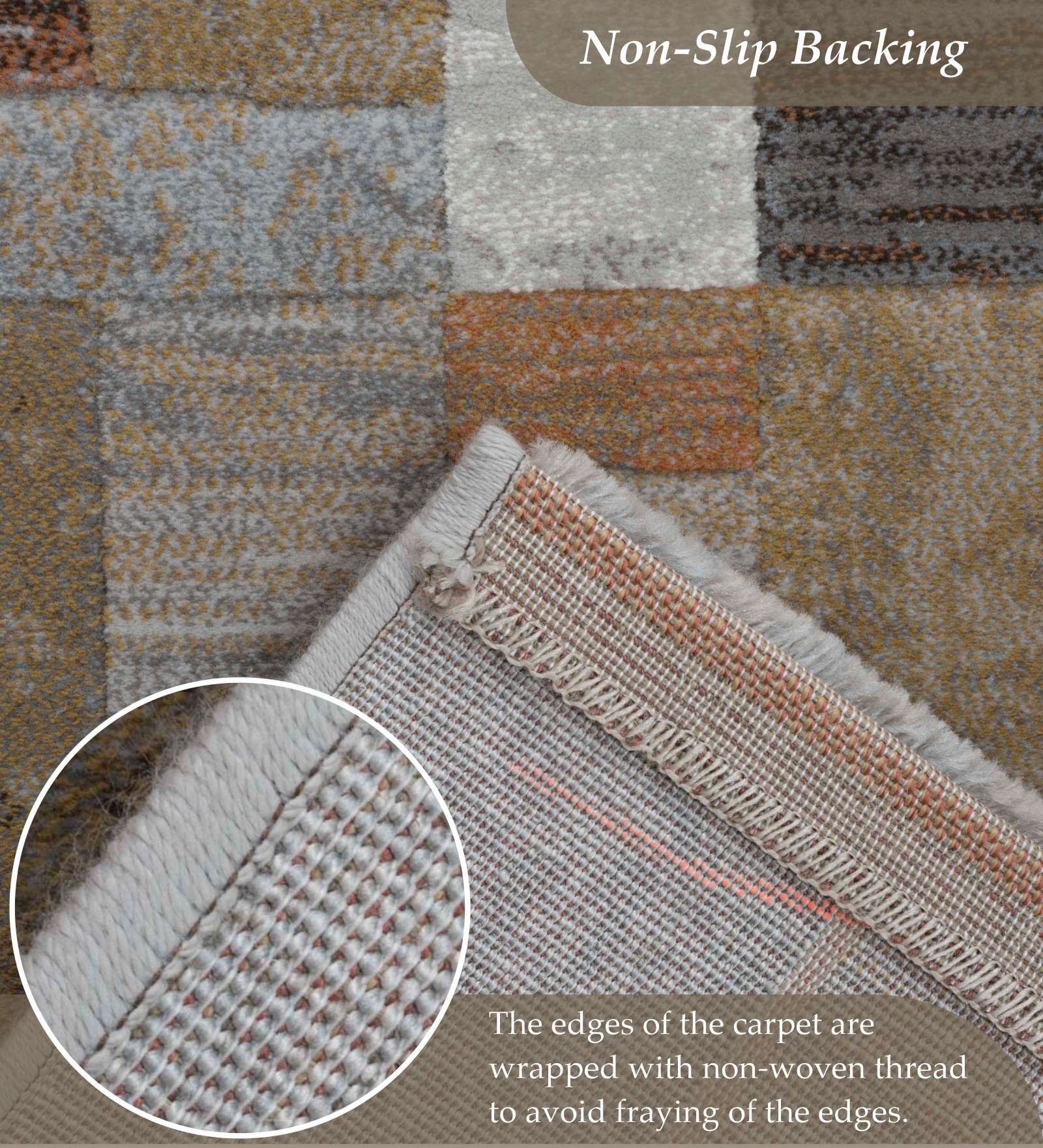 Aquarius Abstract Machine Made Carpet Cream and Grey