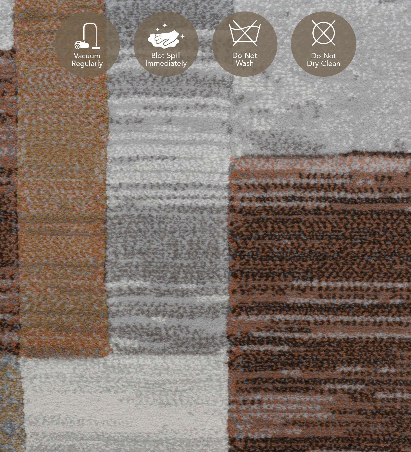 Aquarius Abstract Machine Made Carpet Cream and Grey