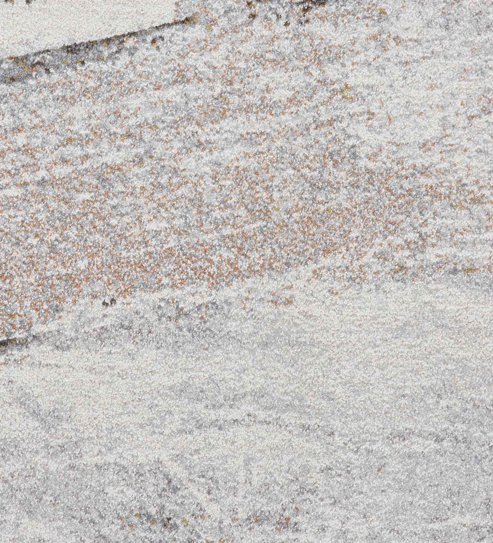 Aquarius Abstract Machine Made Carpet Cream and Rust