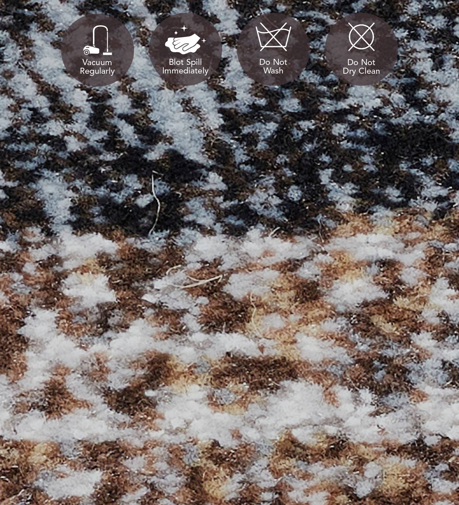 Aquarius Abstract Machine Made Carpet Grey