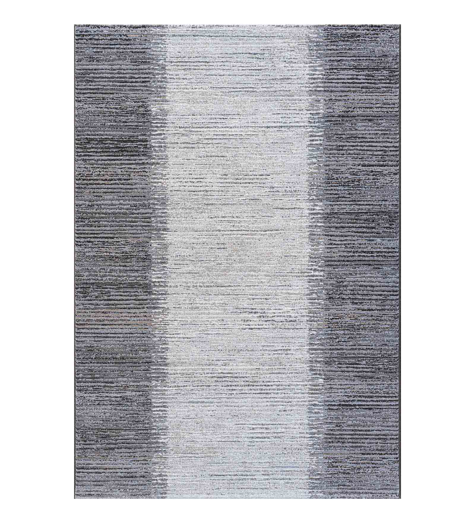 Aquarius Abstract Machine Made Carpet Grey