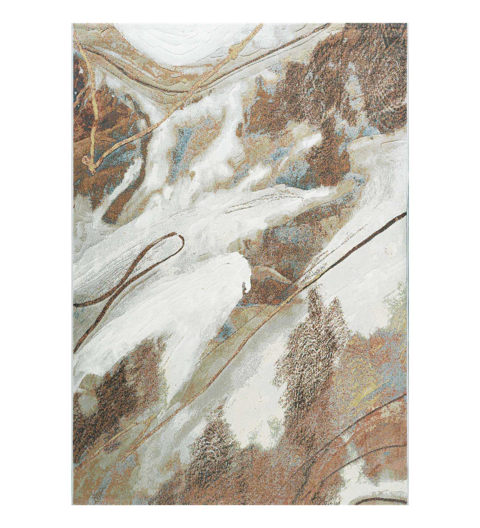 Aquarius Abstract Machine Made Carpet Multi