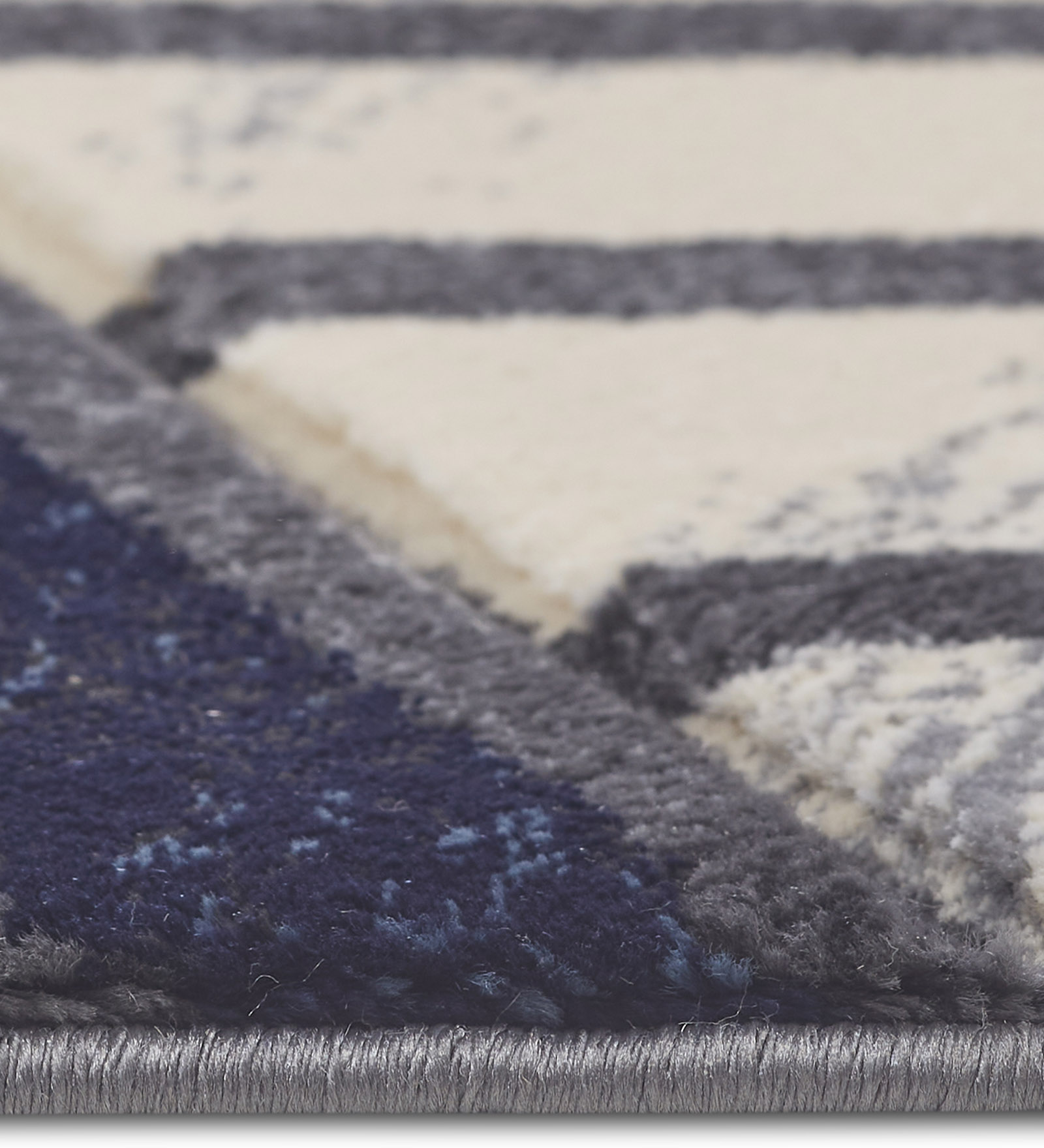 Bella Geometric Carpet Grey Cream