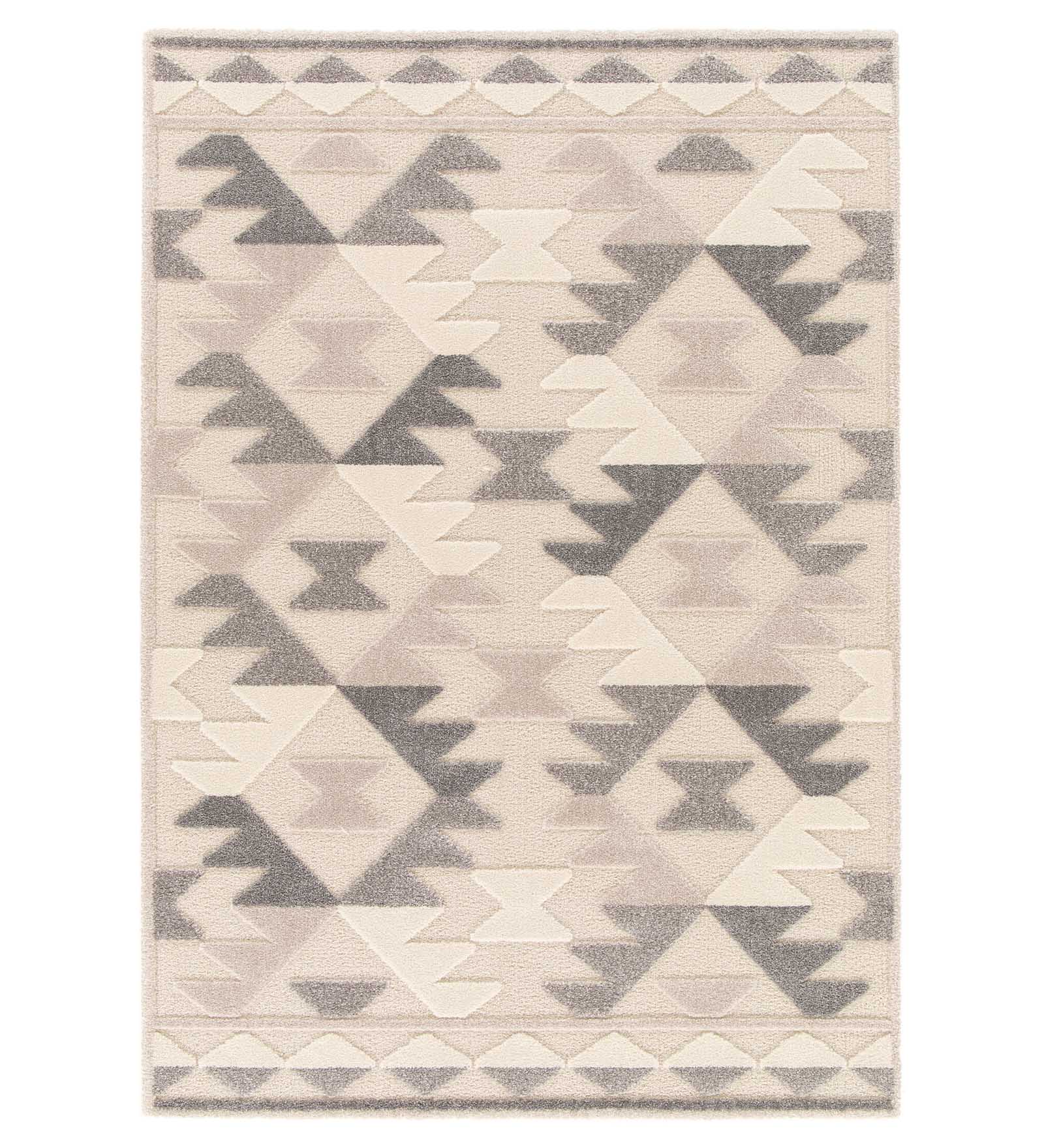 Cocoon Super Soft Geometric Carpet Cream