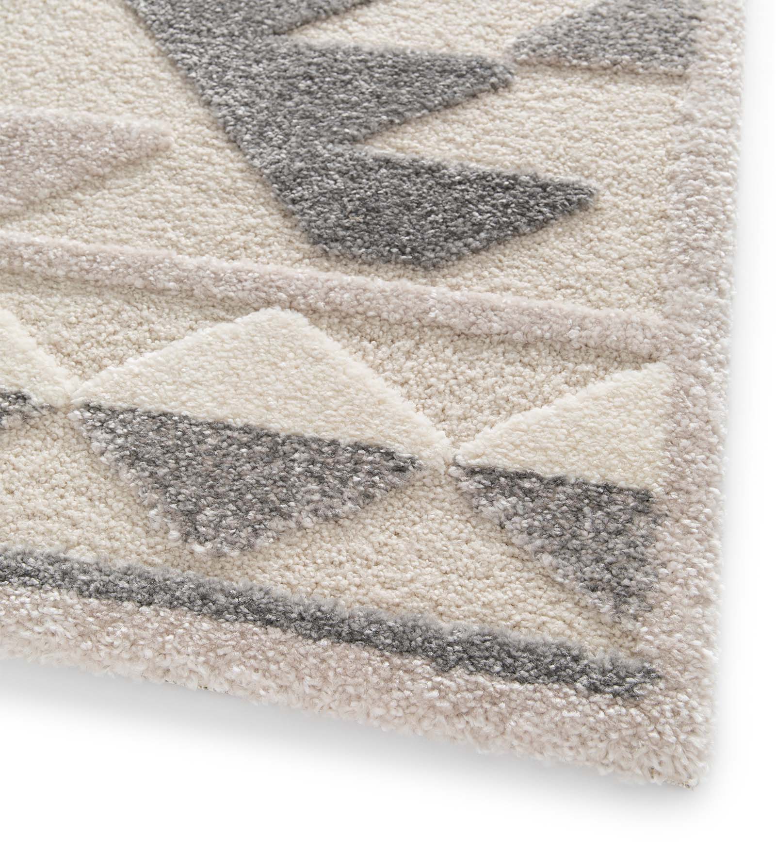 Cocoon Super Soft Geometric Carpet Cream
