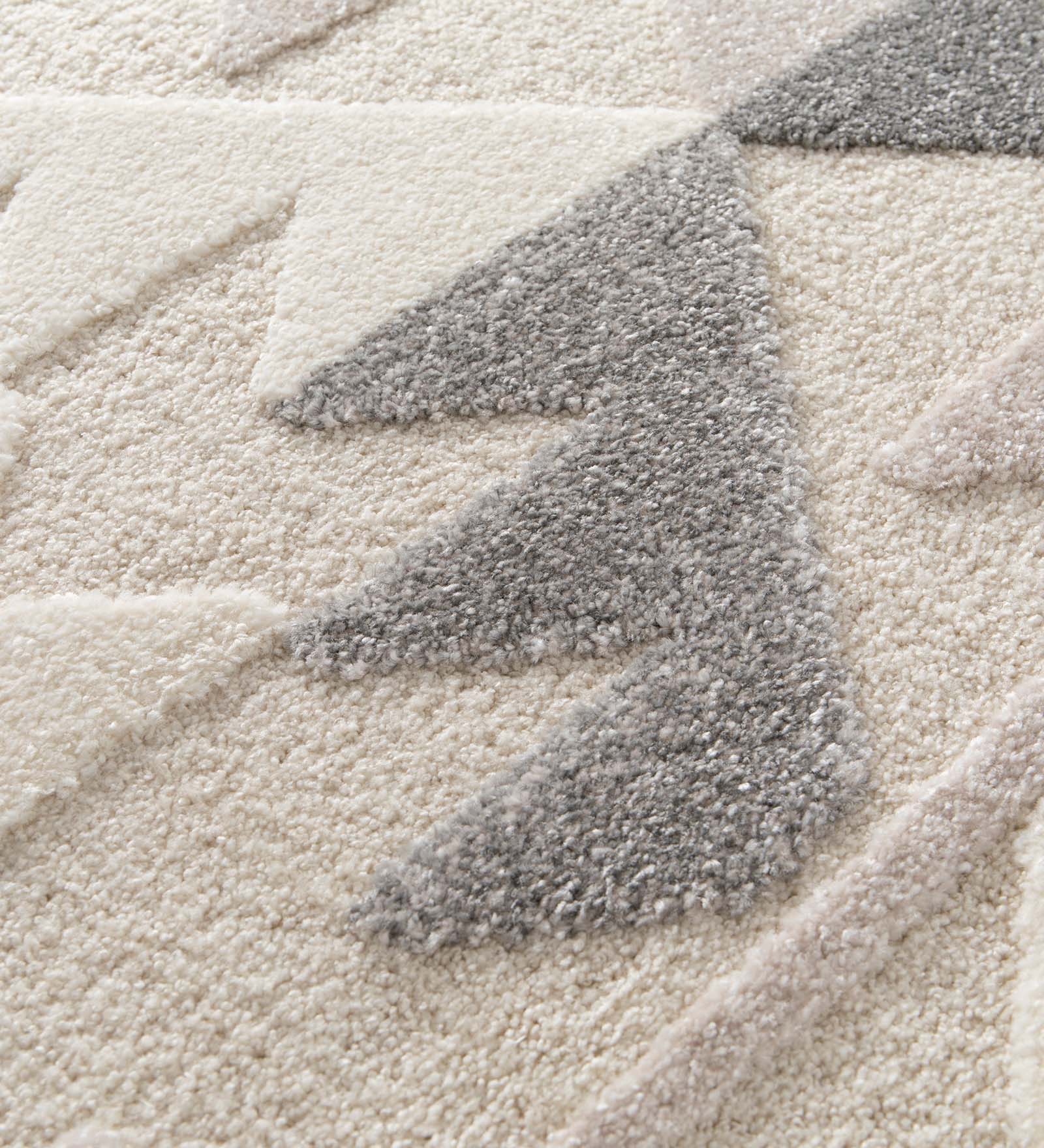 Cocoon Super Soft Geometric Carpet Cream