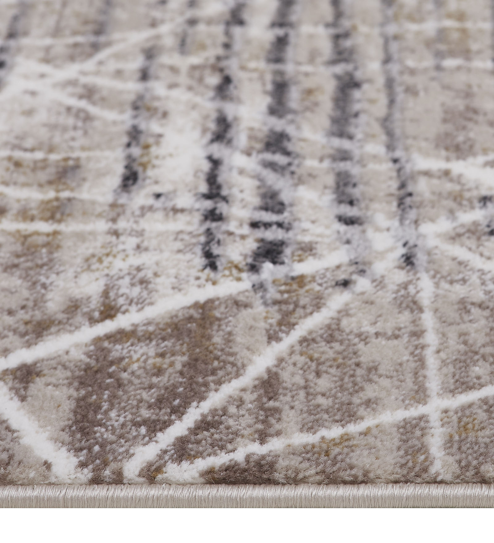 Norway Abstract Carpet Beige and Grey