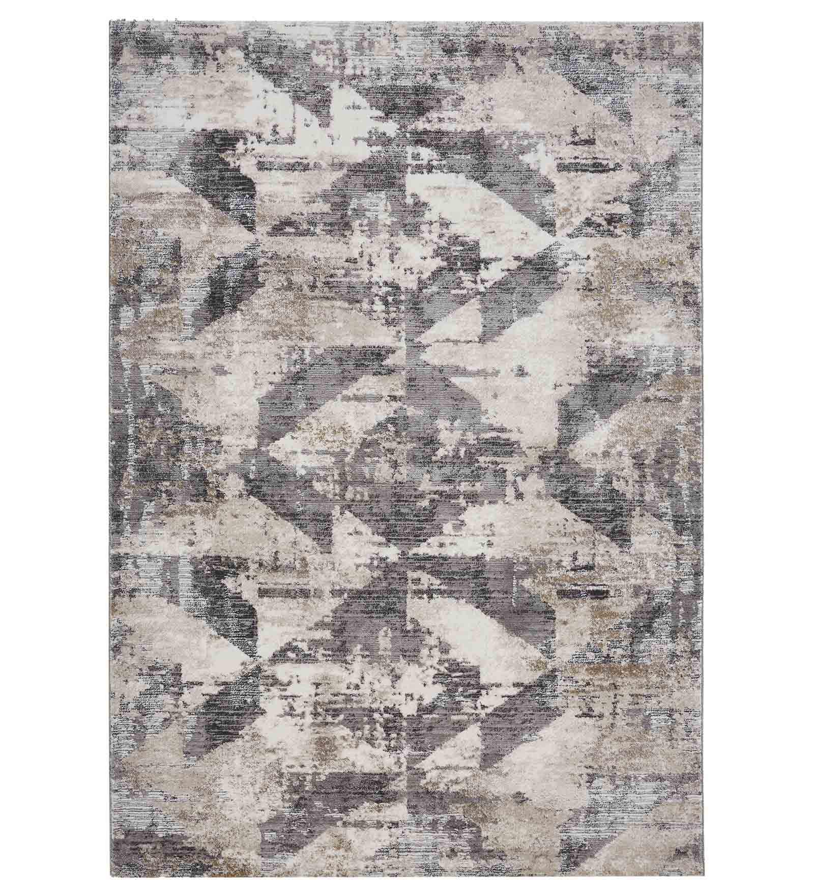 Norway Abstract Carpet Grey and Beige