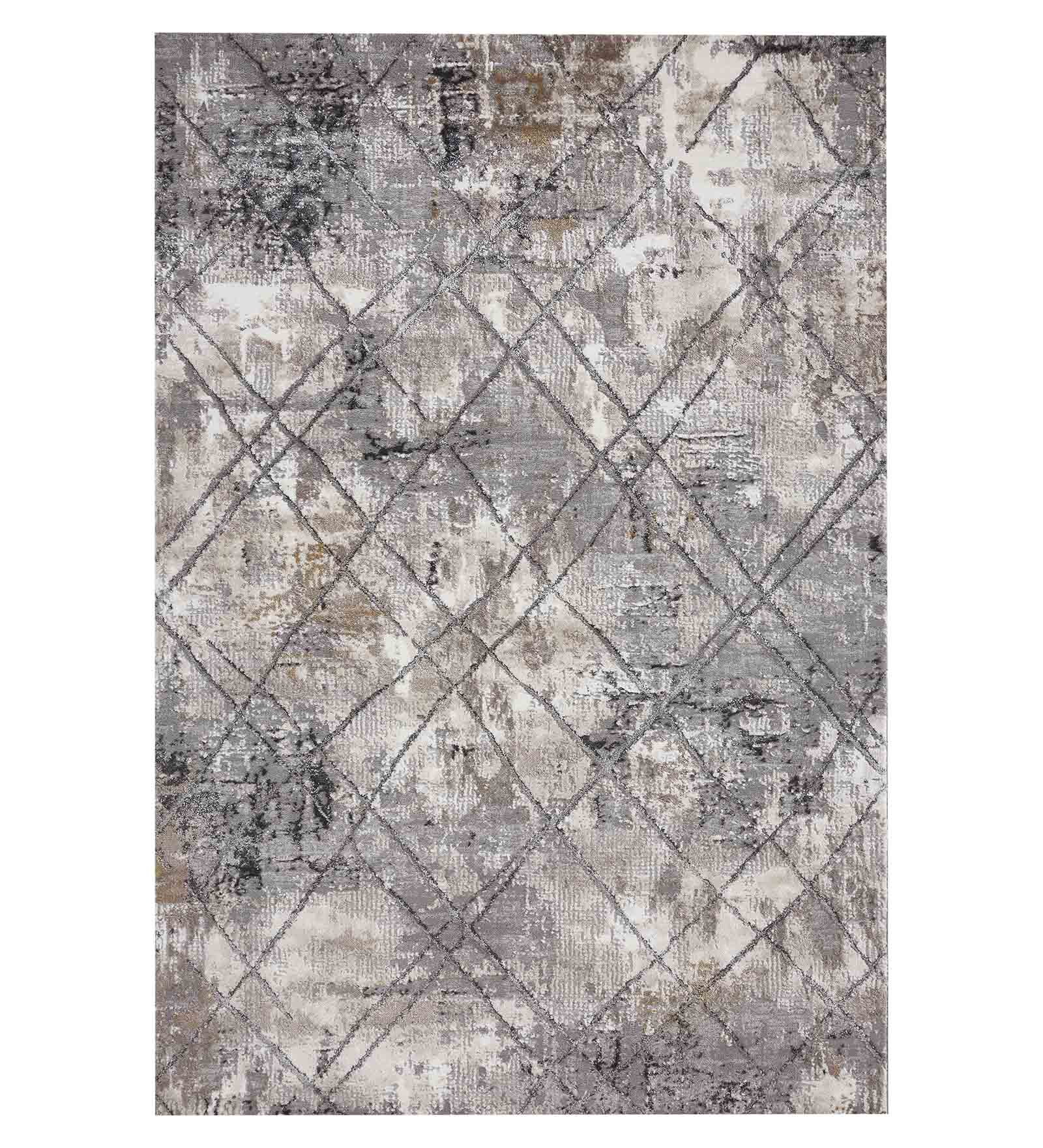 Norway Abstract Carpet Grey and Brown