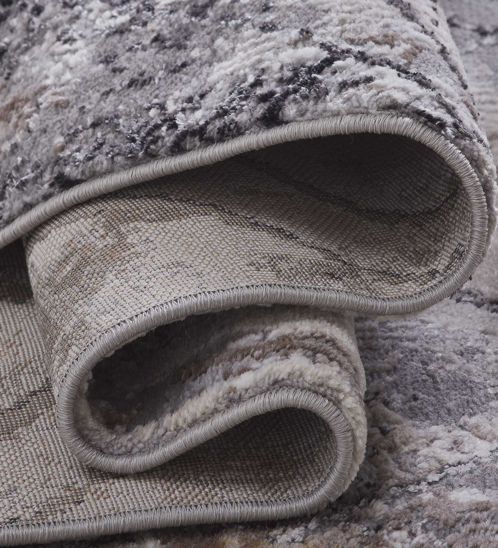 Norway Abstract Carpet Grey and Brown