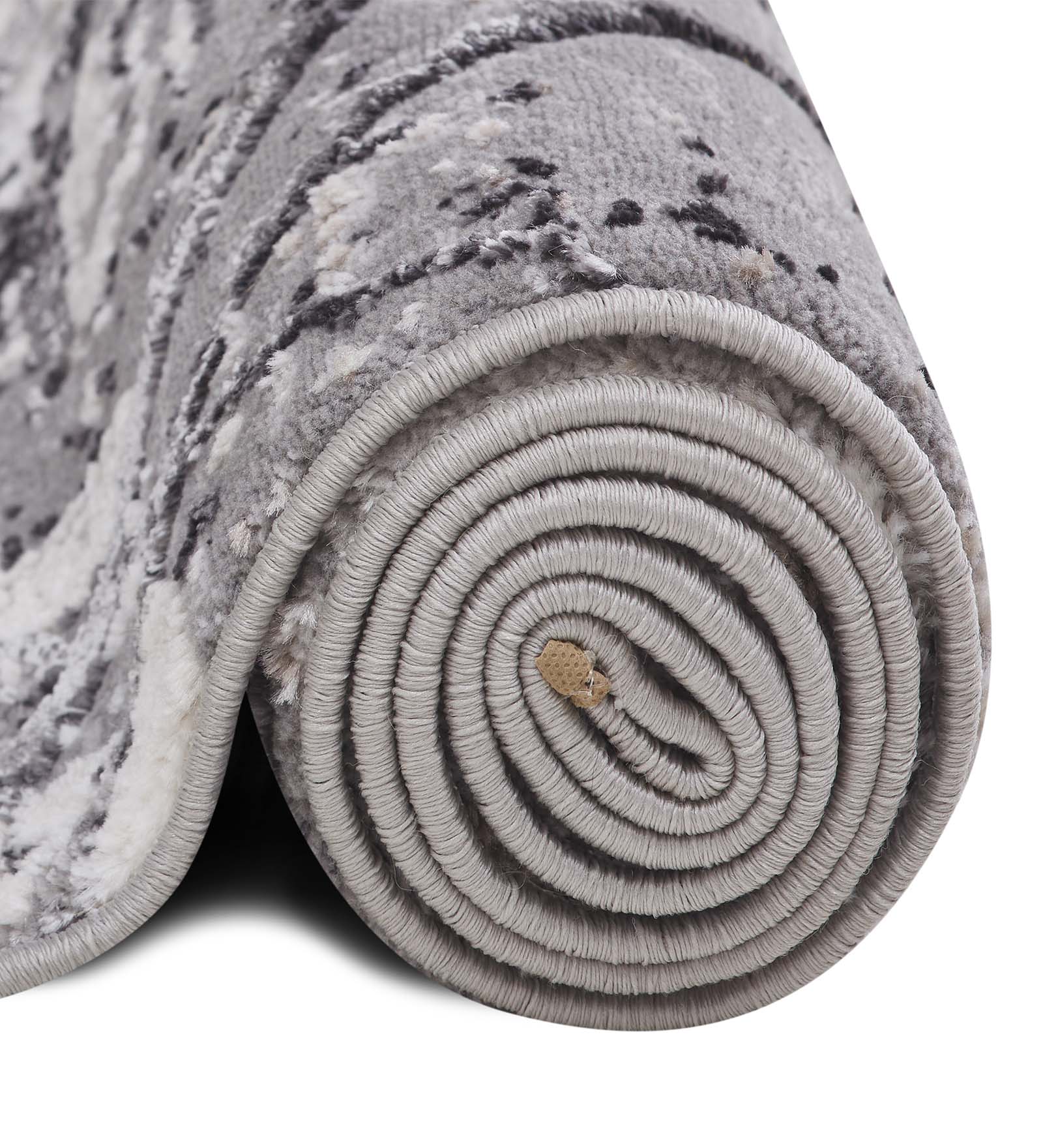 Norway Abstract Carpet Grey and Brown