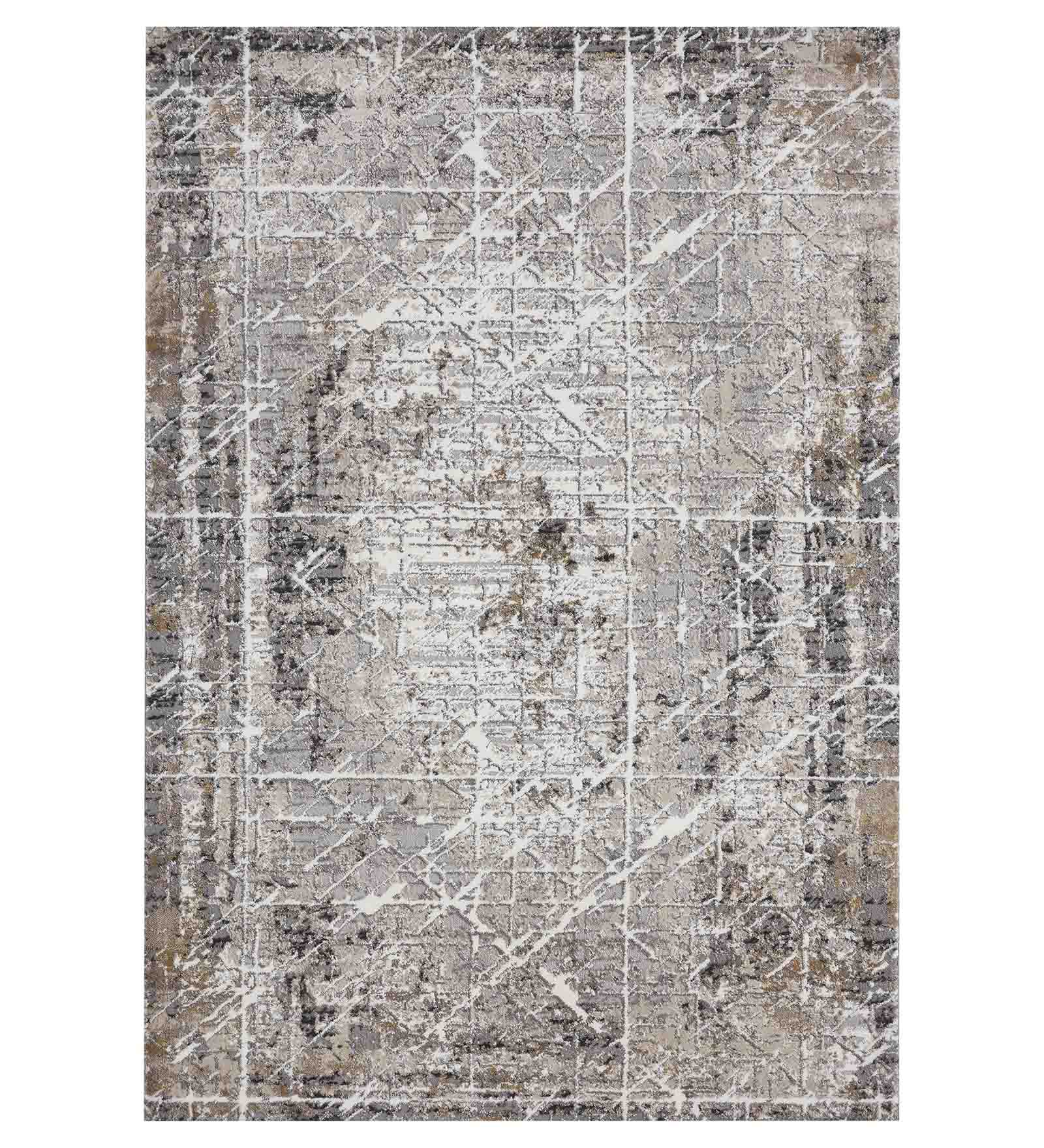 Norway Abstract Carpet Cream and Brown