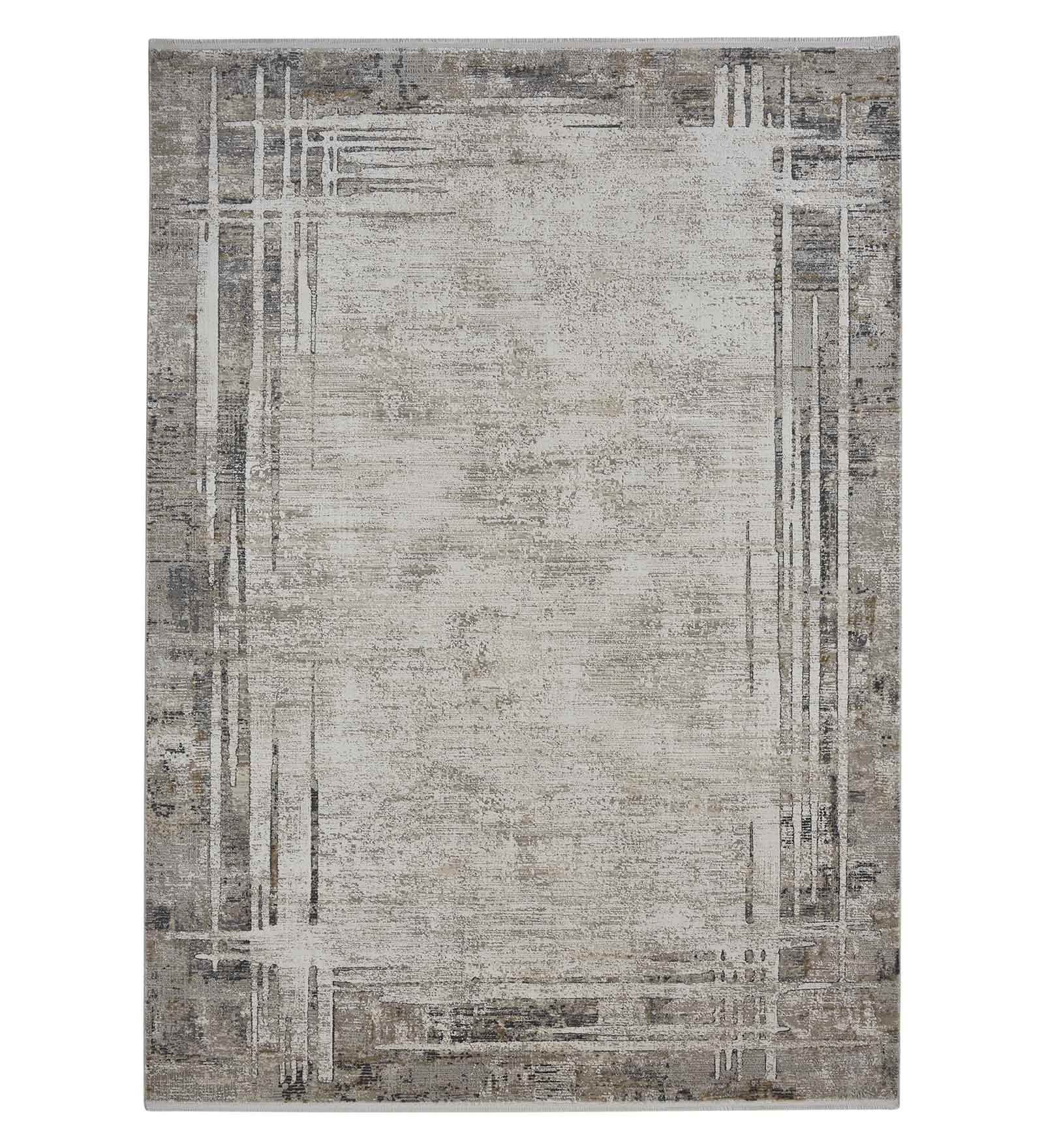 Sweden Abstract Carpet Cream and Grey