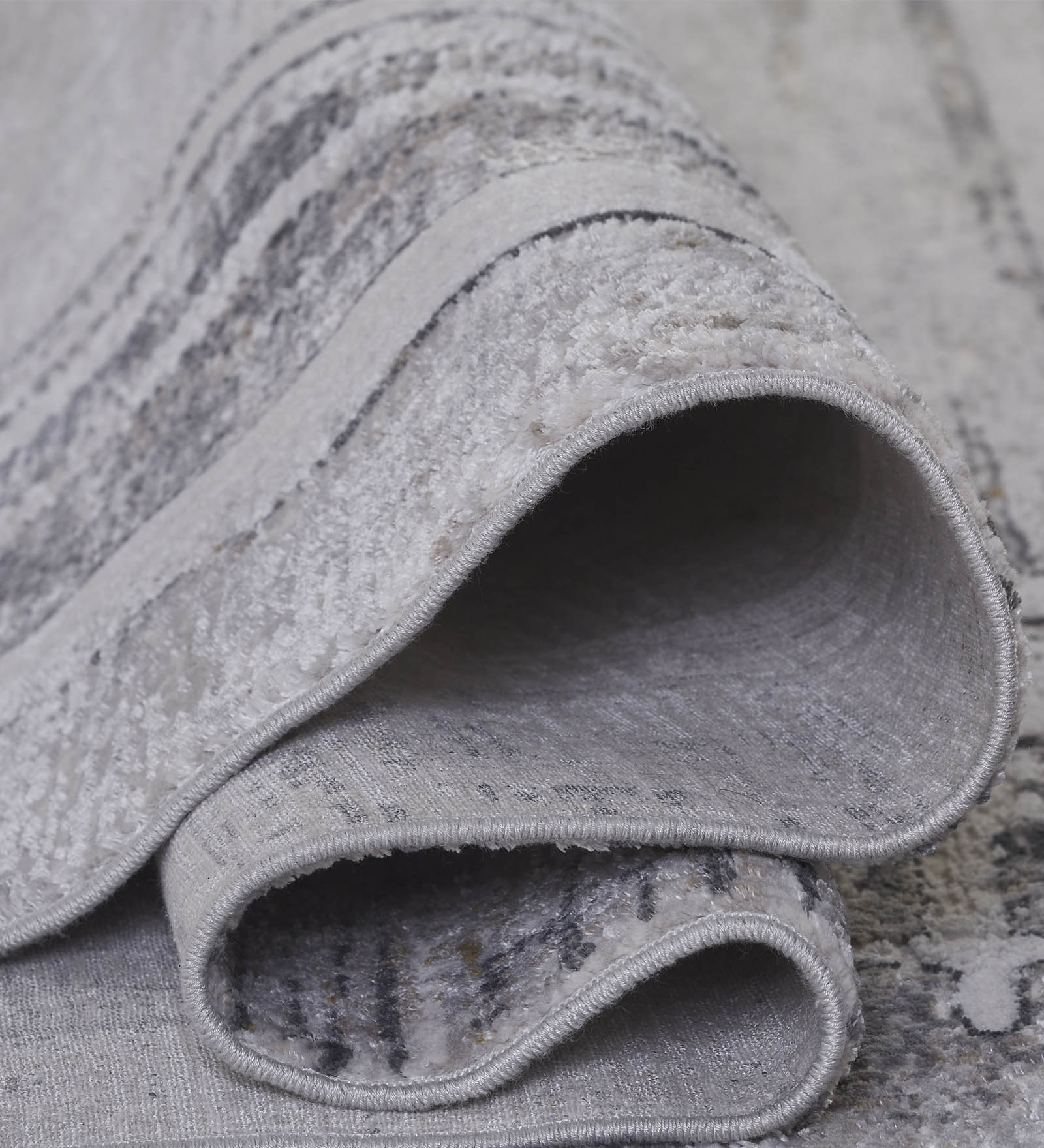 Sweden Abstract Carpet Cream and Grey