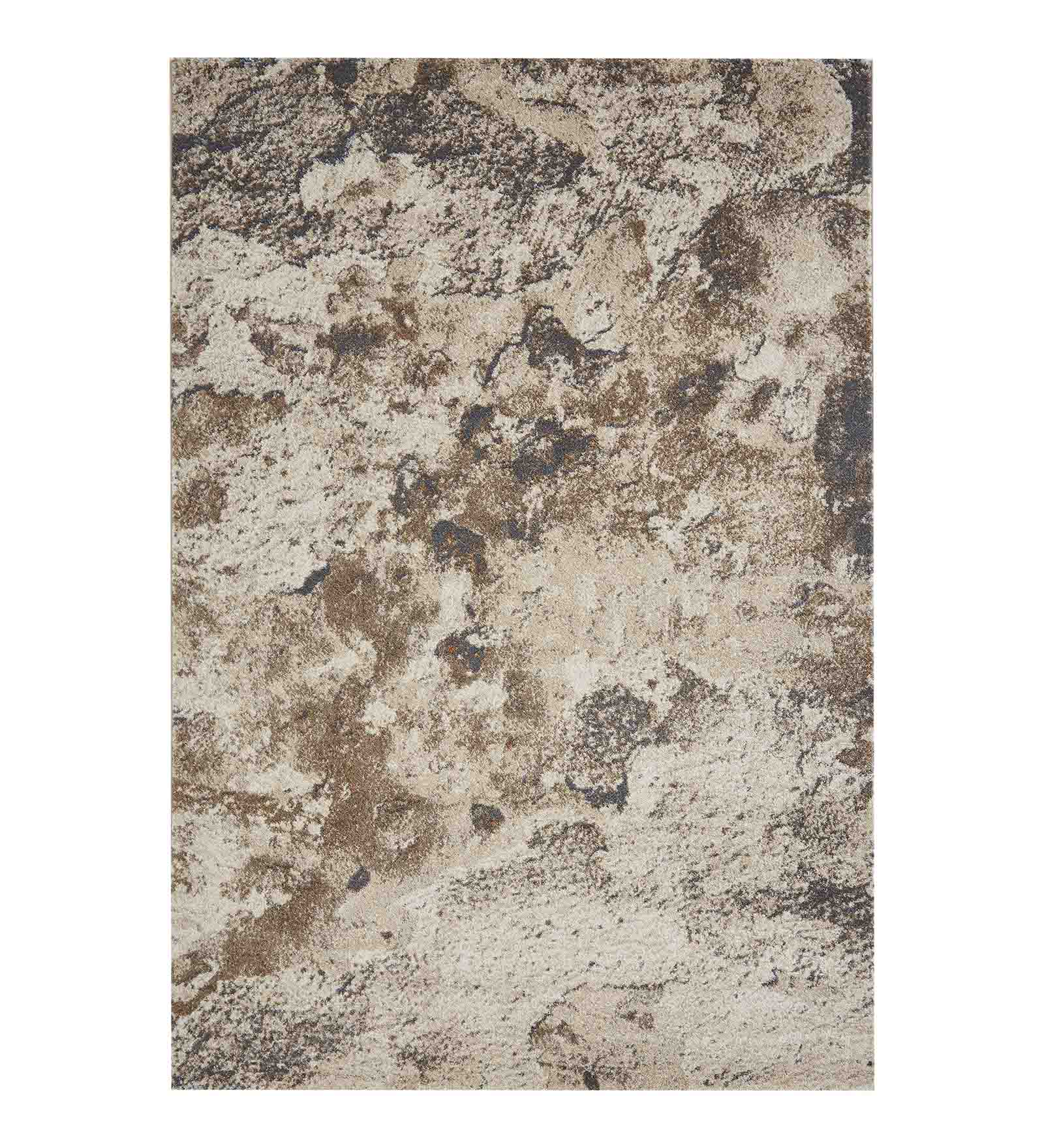 Kristy Abstract Carpet Beige Brown