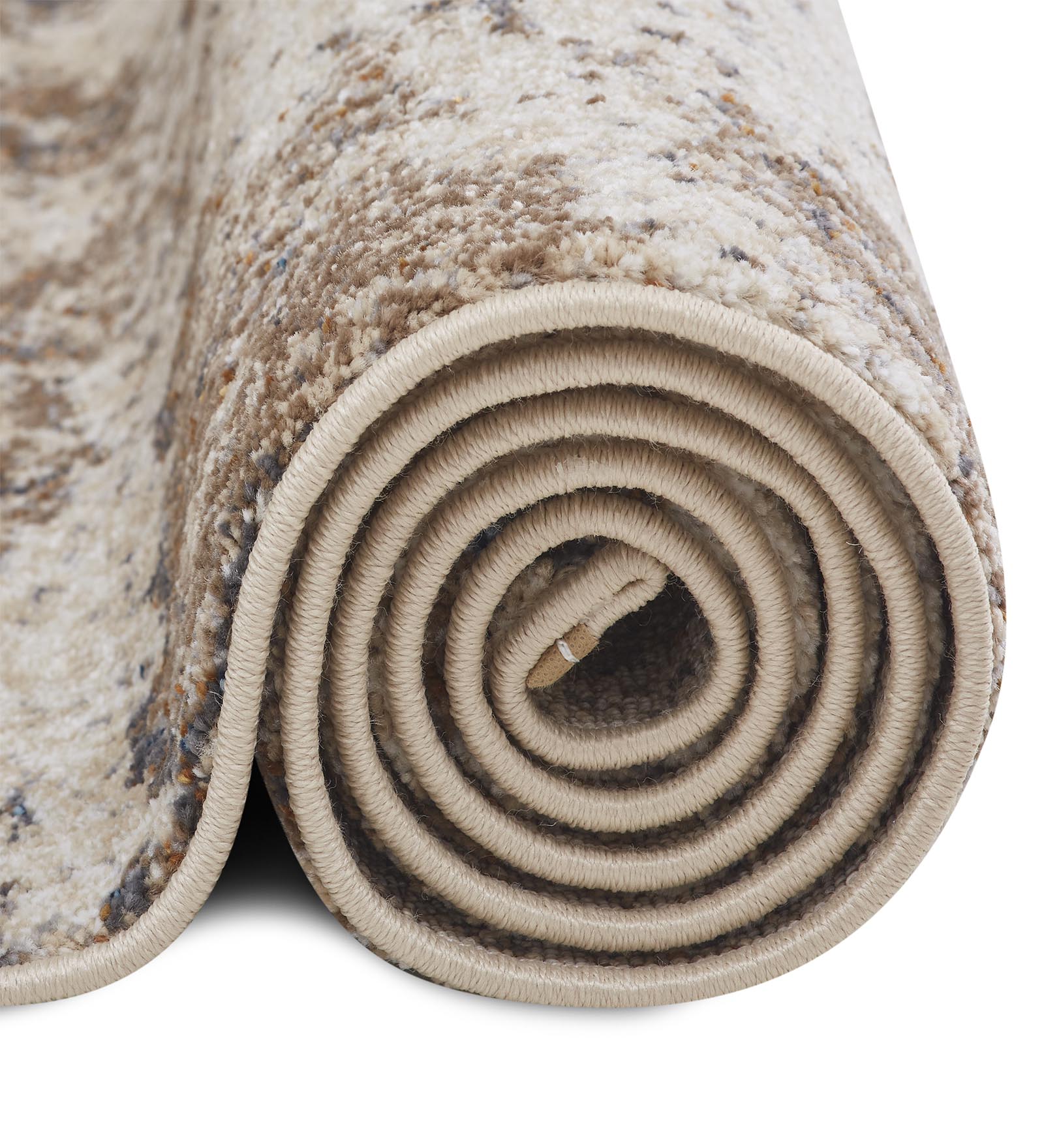 Kristy Abstract Carpet Beige Brown