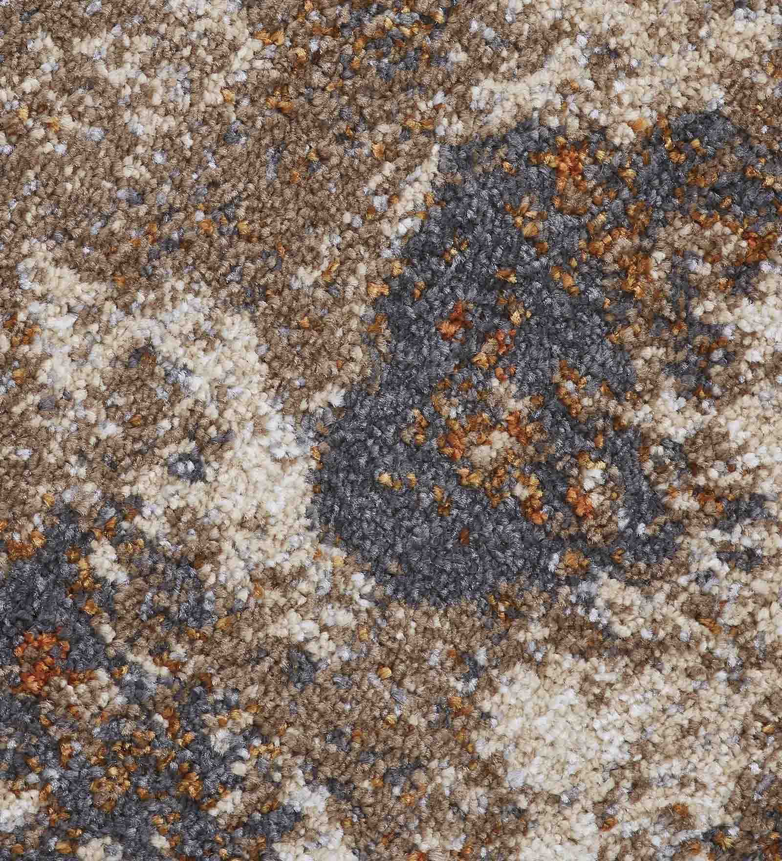 Kristy Abstract Carpet Beige Brown