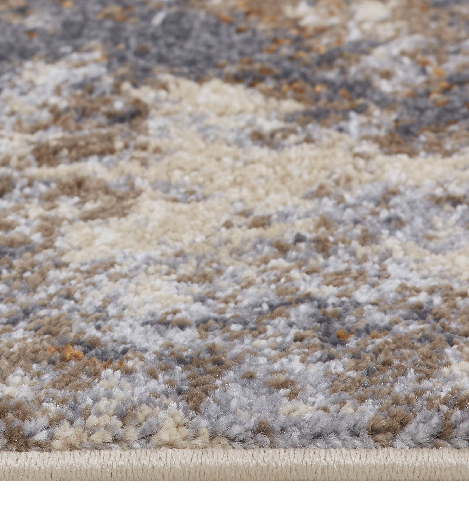 Kristy Abstract Carpet Beige and Grey