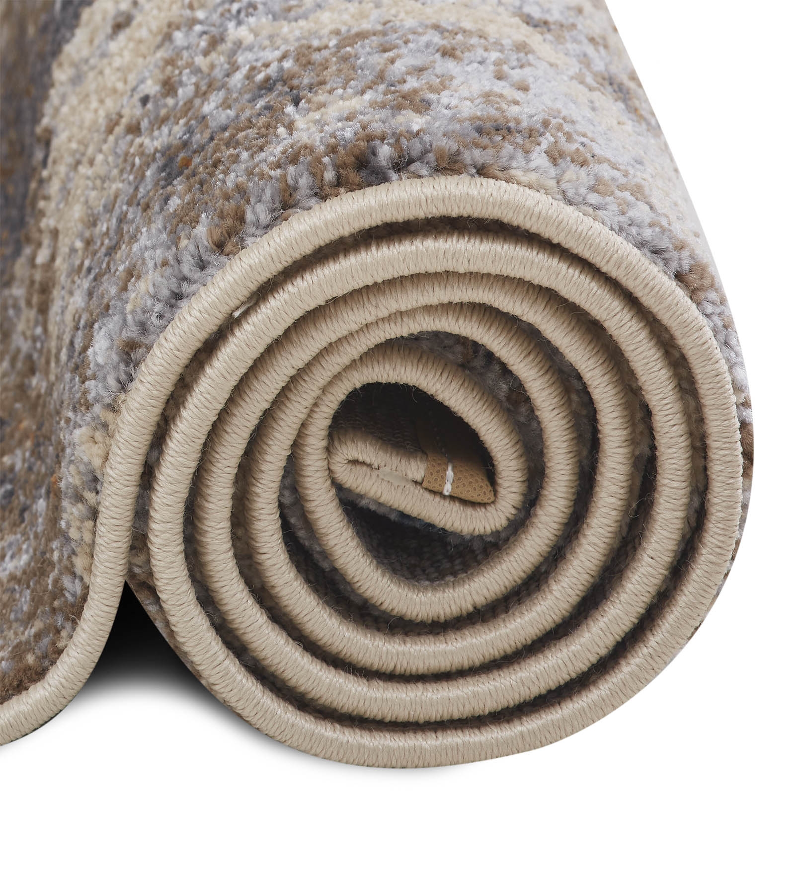 Kristy Abstract Carpet Beige and Grey