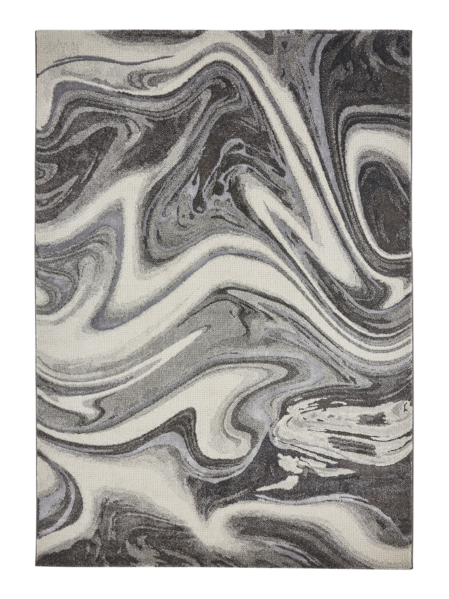 Malaga Abstract Carpet L.Grey