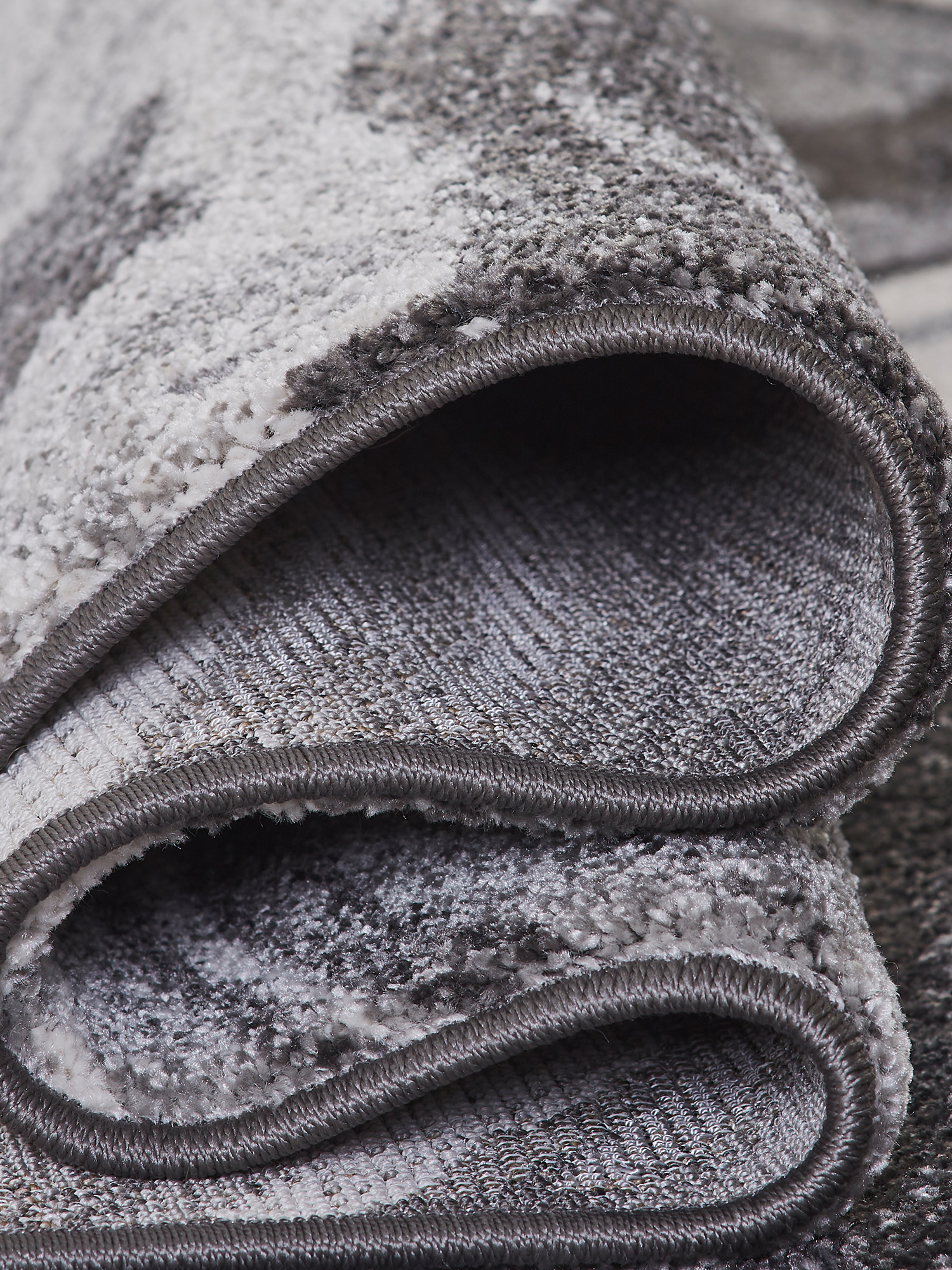 Malaga Abstract Carpet L.Grey