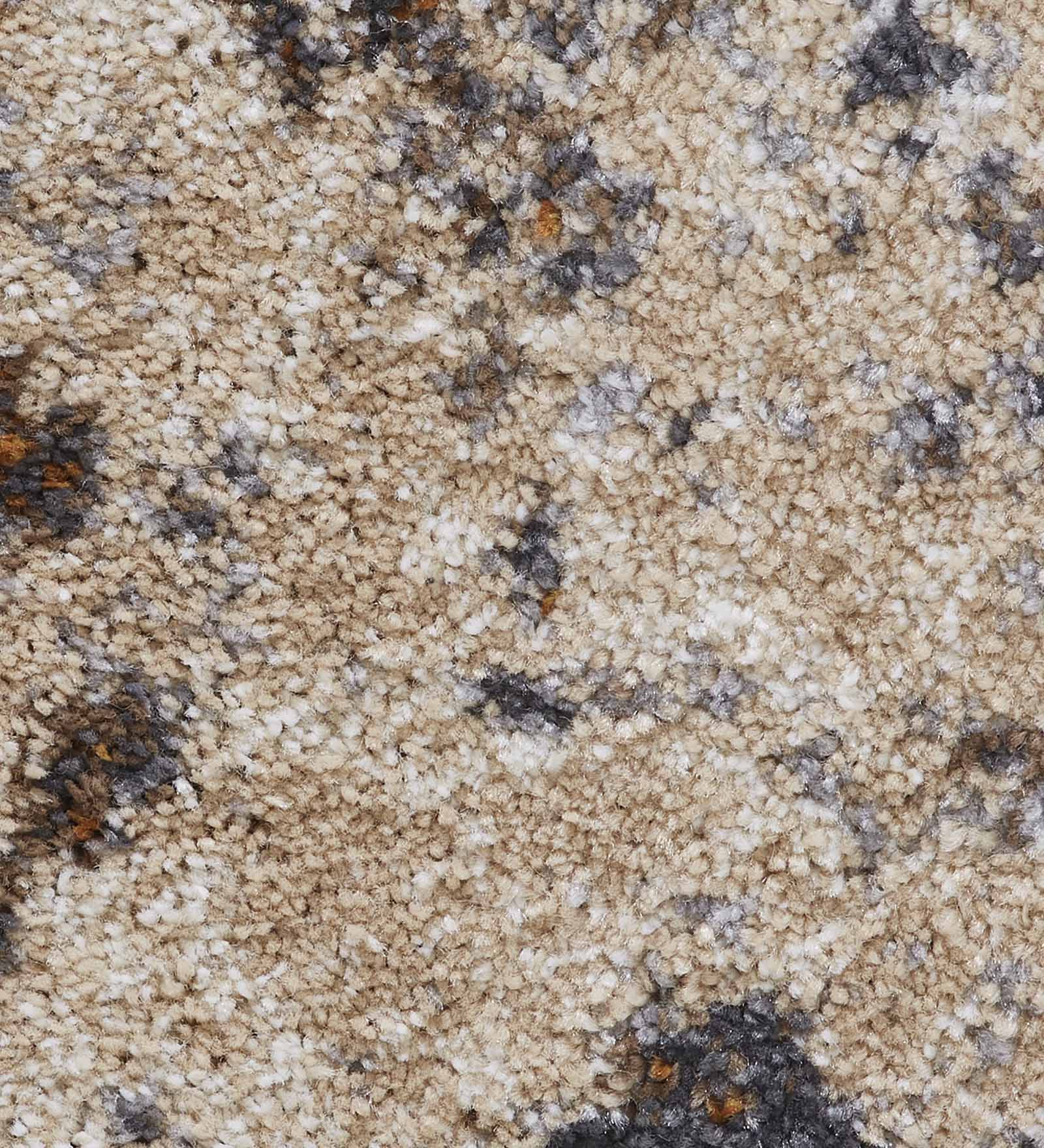 Omaxe Abstract Carpet Beige and Grey
