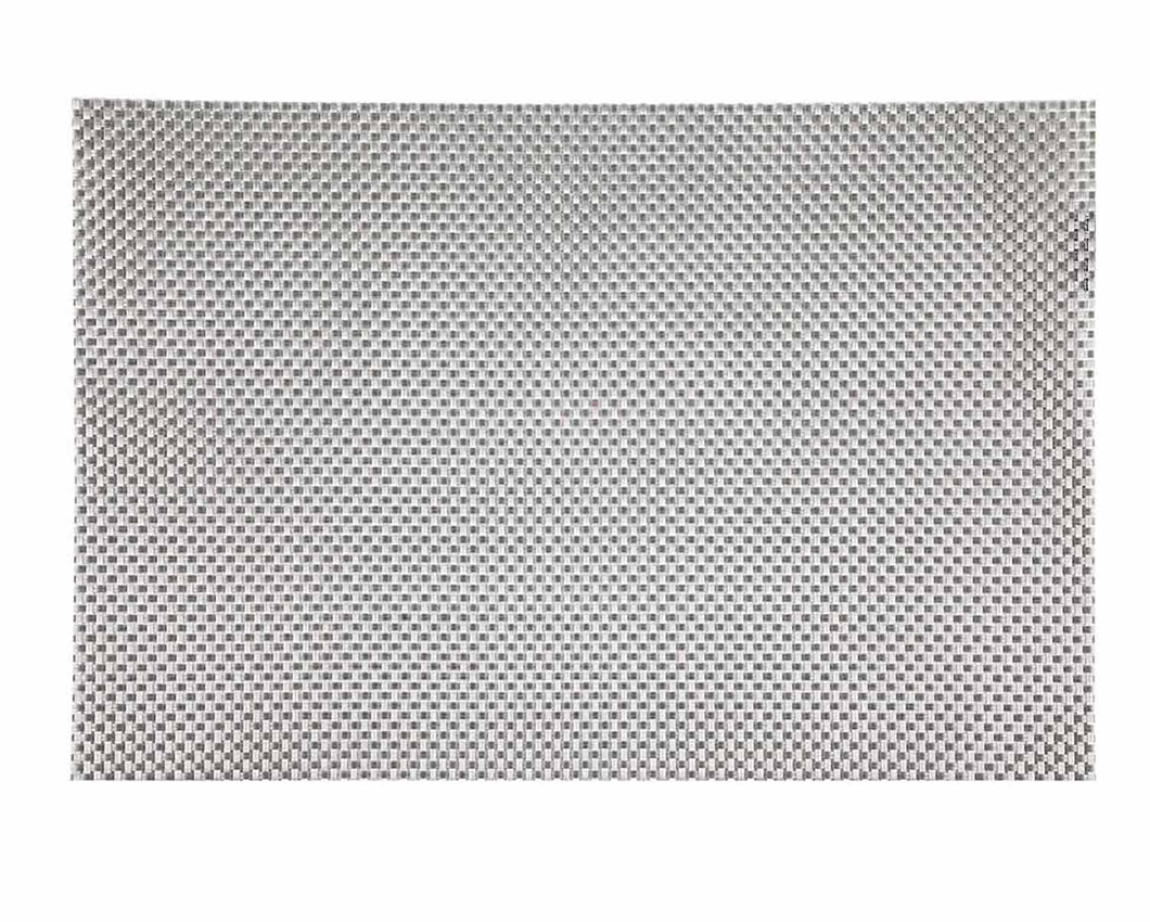 OBSESSIONS Heat Resistant and Washable Table Mat Silver