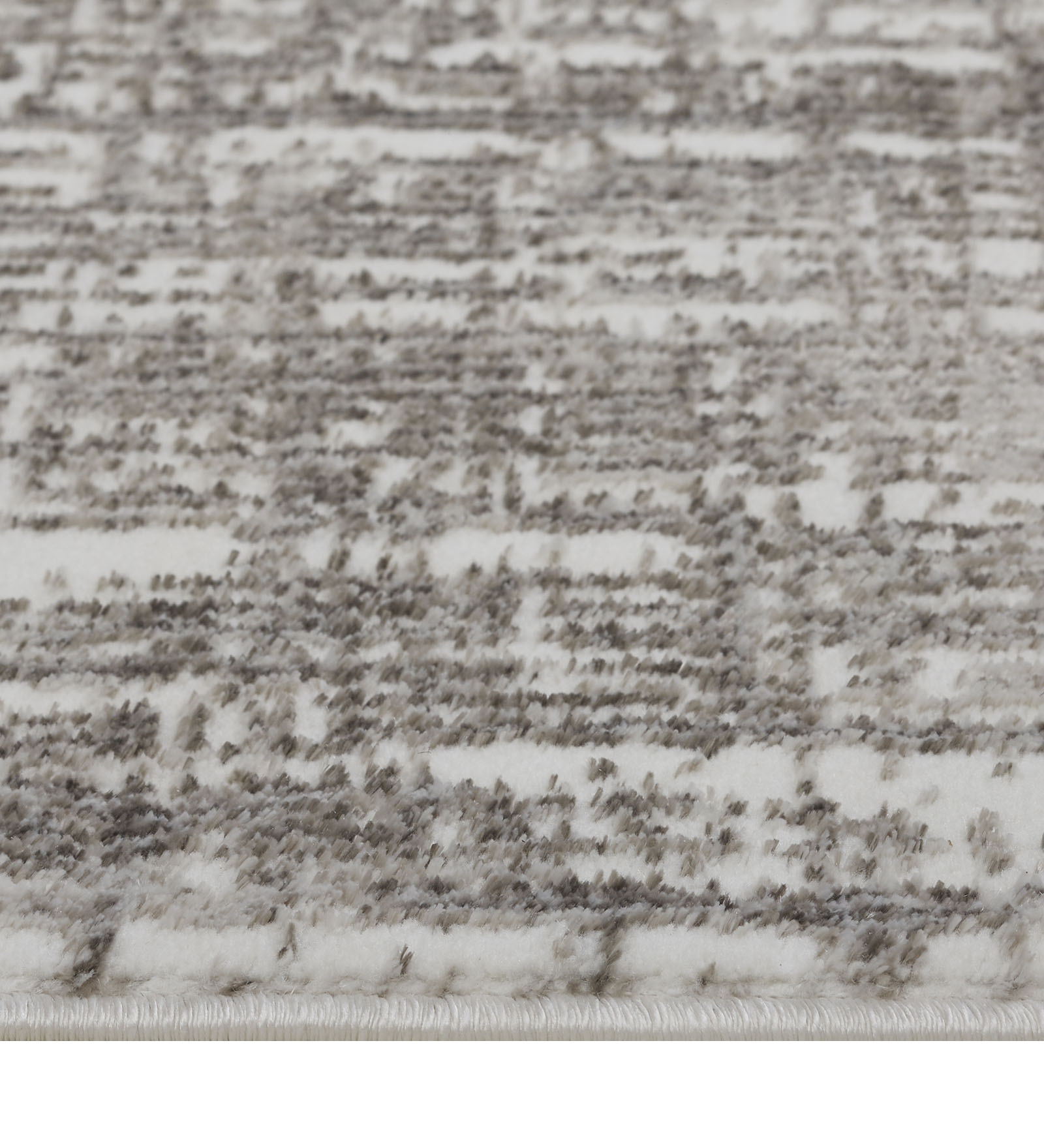 Viana Abstract Carpet White and Brown