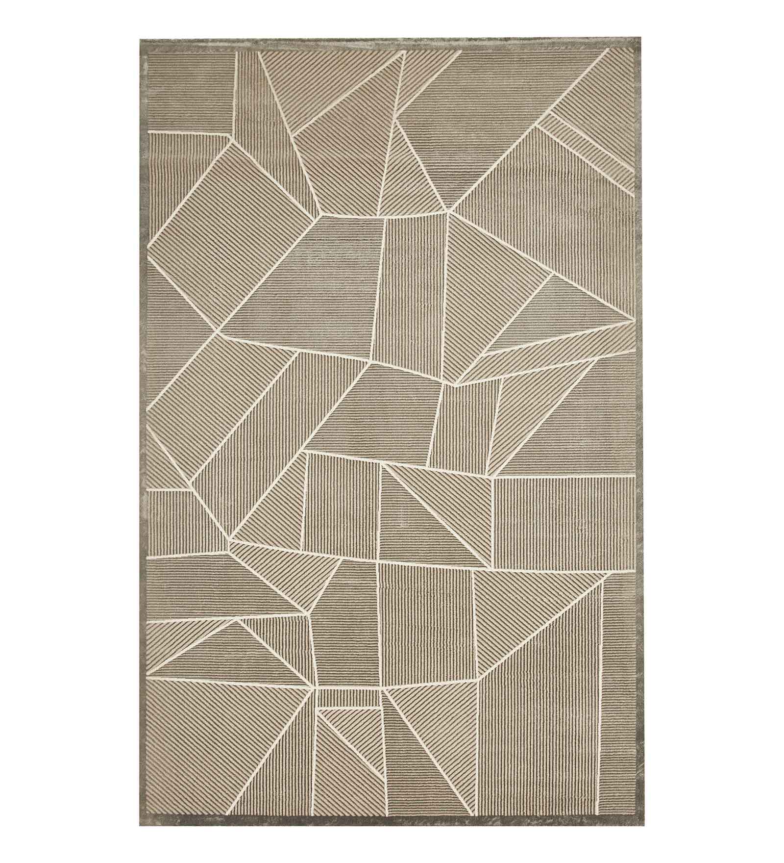 Viana Geometric Carpet Beige