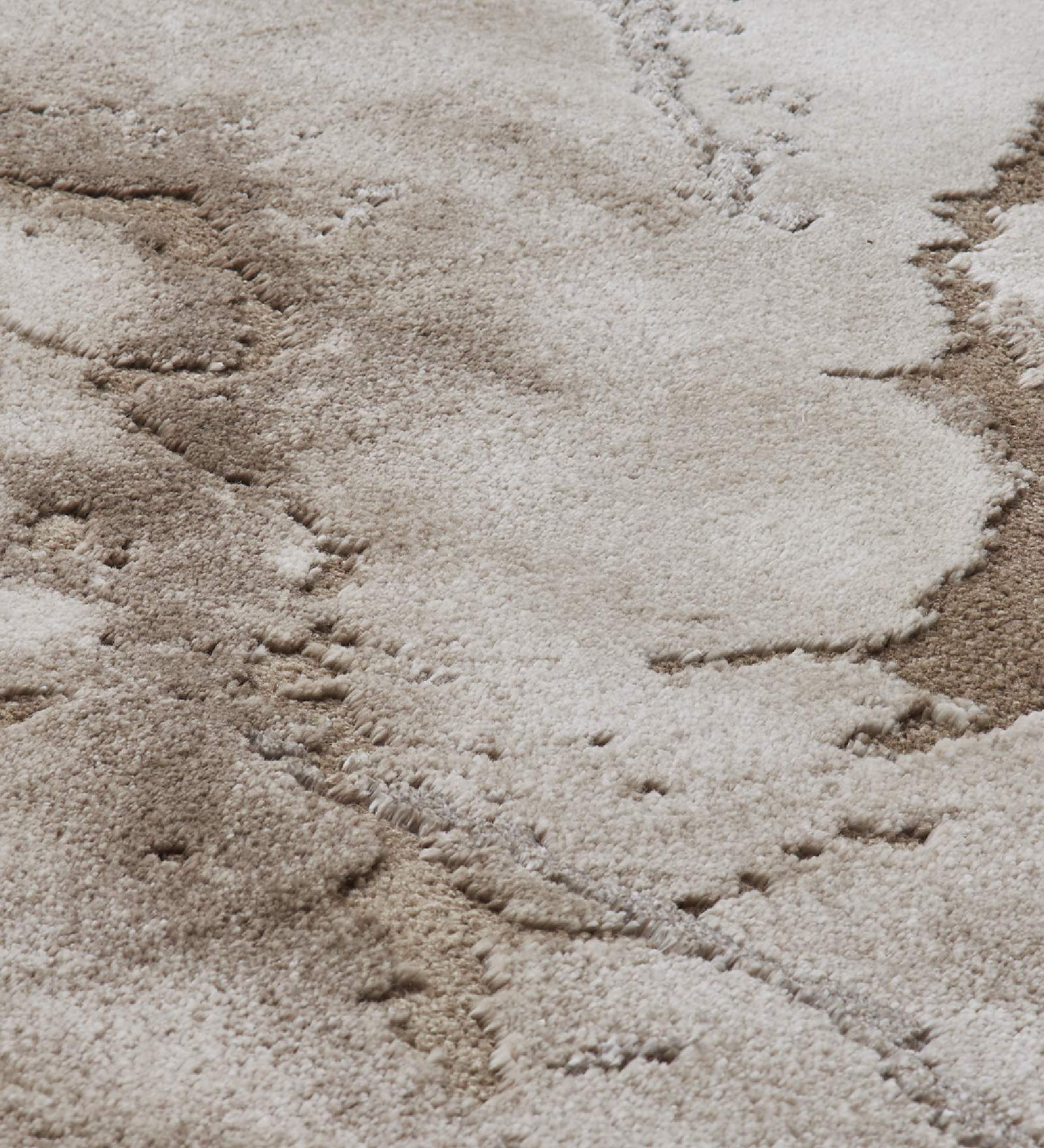 Craft Abstract Carpet L.Beige and Brown