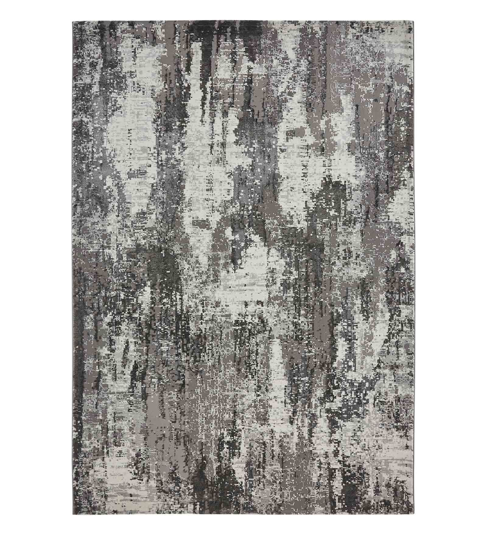 Craft Abstract Carpet D.Grey and Cream