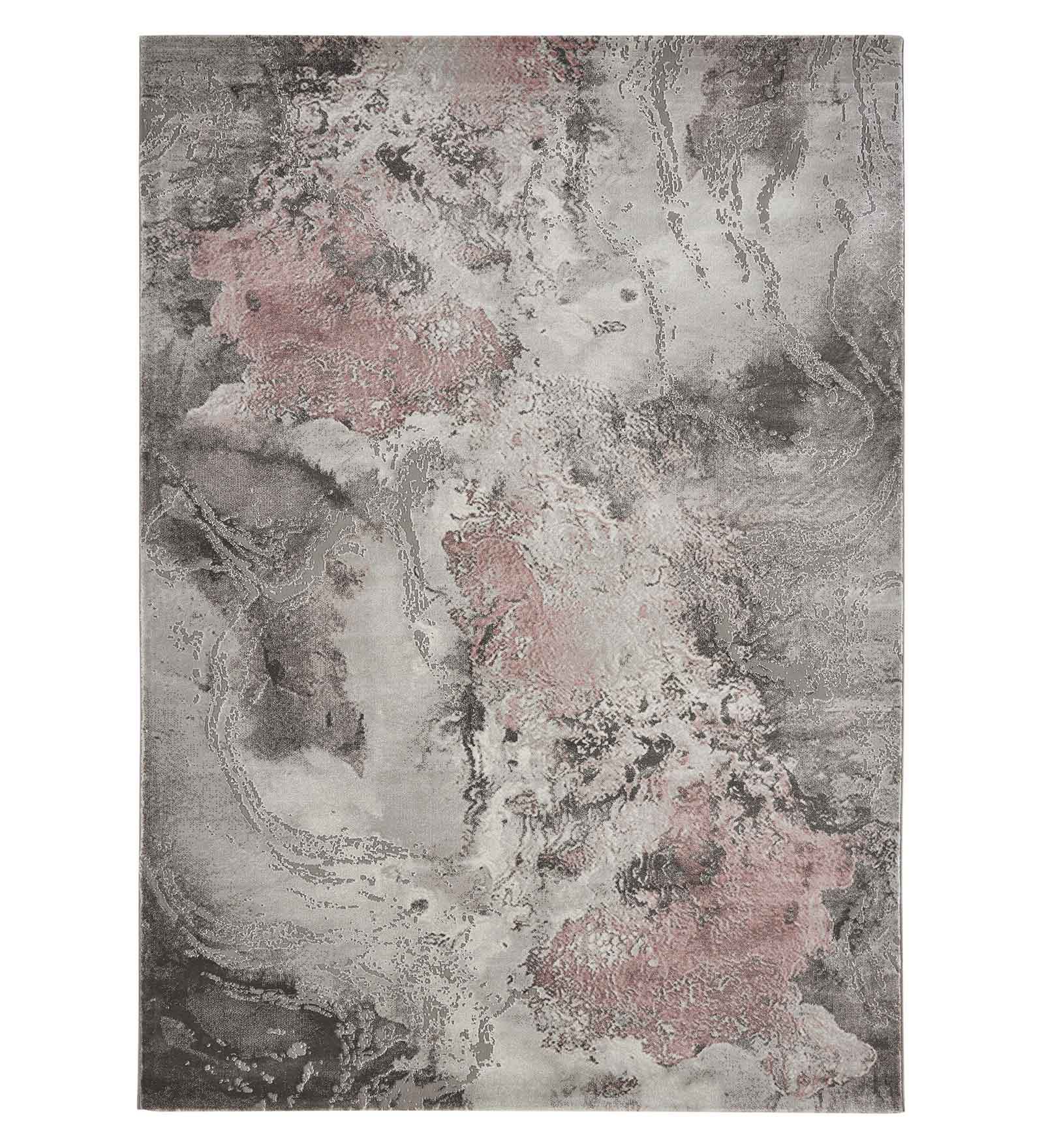 Craft Abstract Carpet Grey and Pink