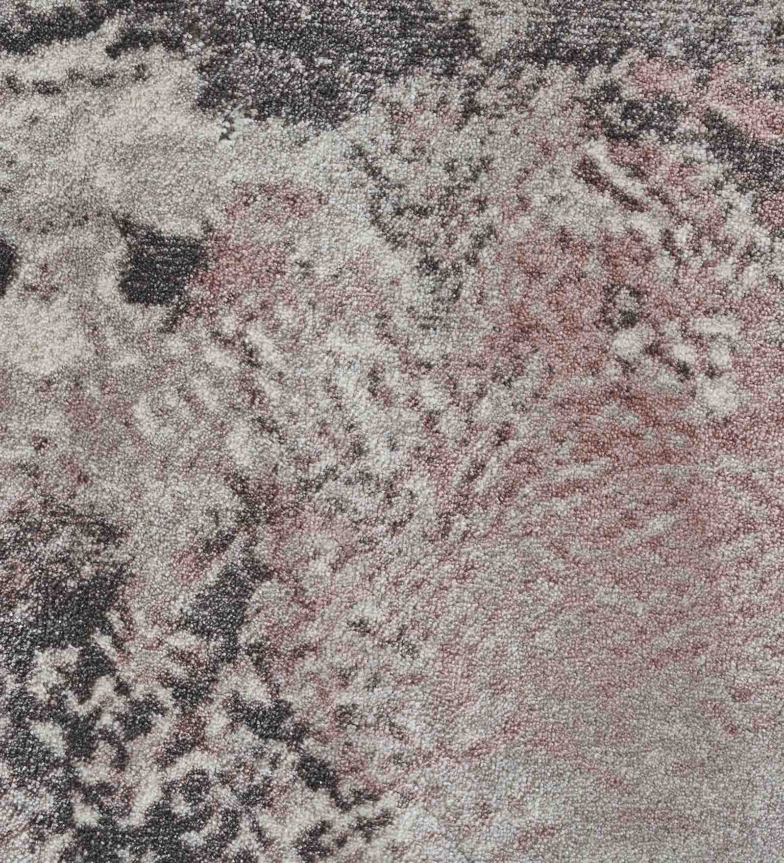 Craft Abstract Carpet Grey and Pink