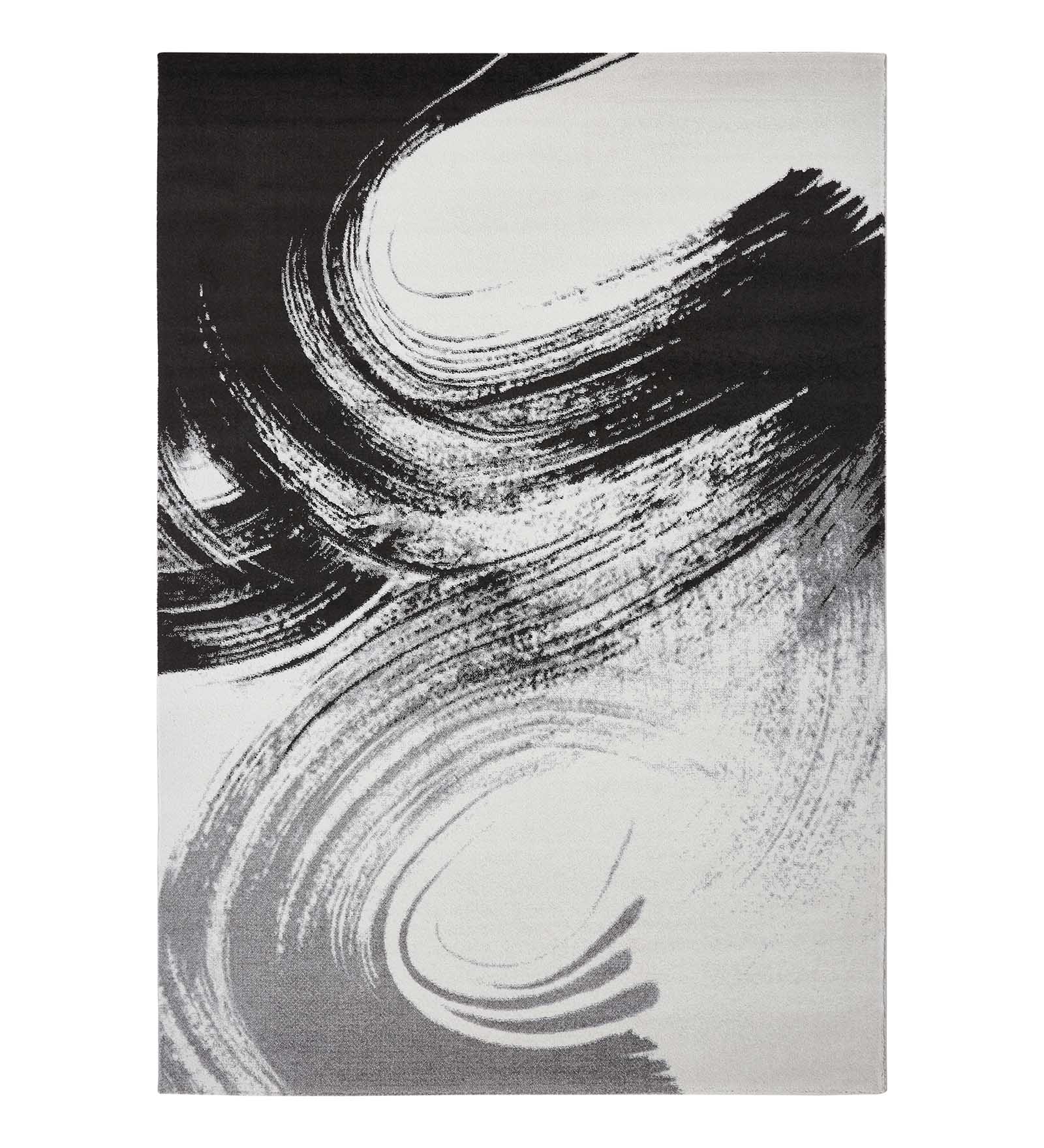 Arizona Abstract Carpet Charcoal and Grey