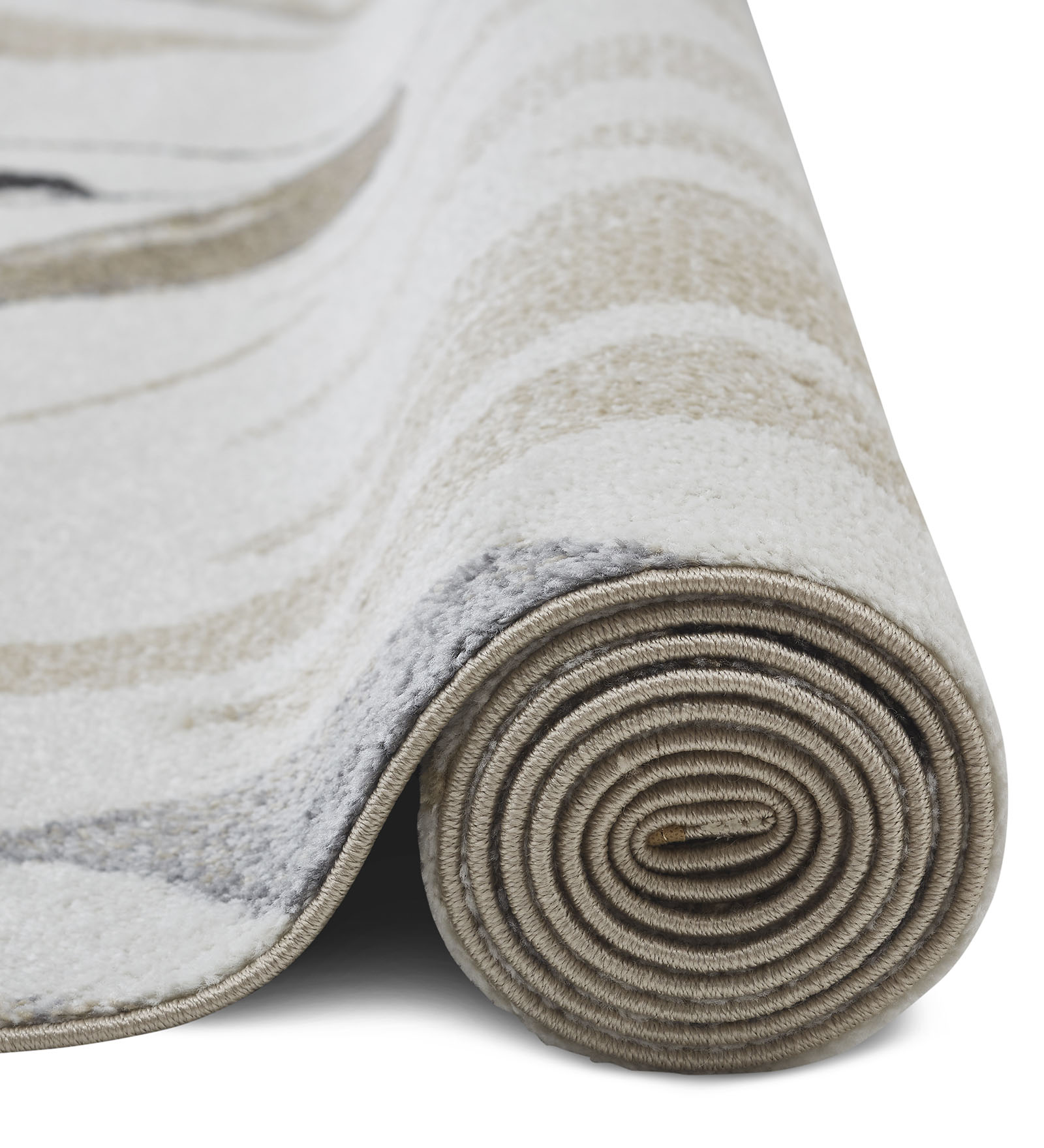 Arizona Floral Carpet Gold and Grey