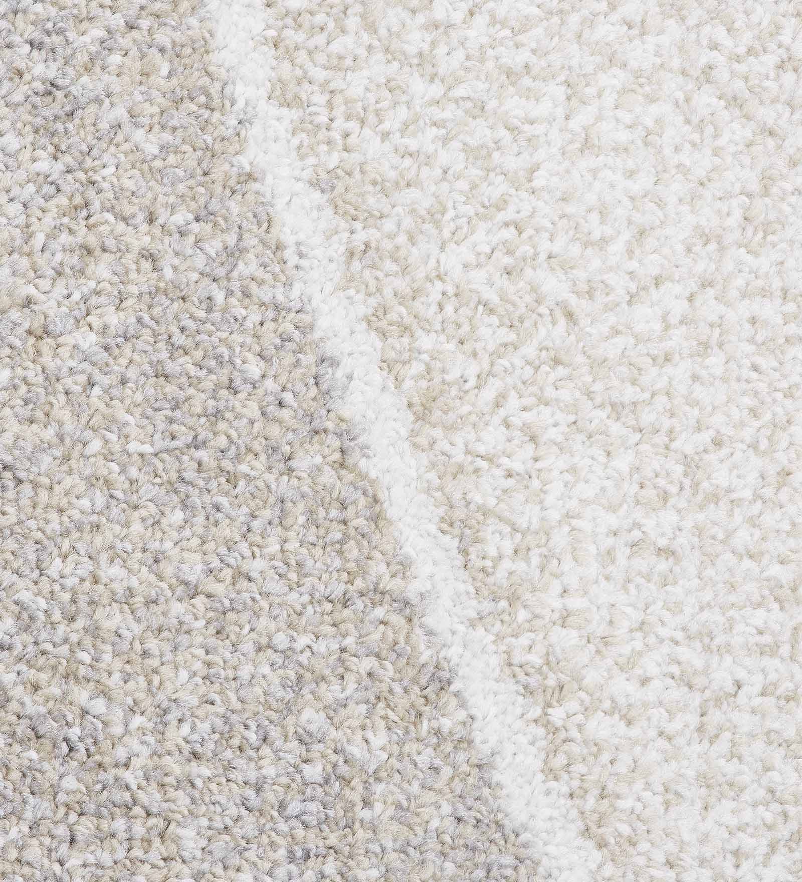 Arizona Abstract Carpet L.Brown and Cream
