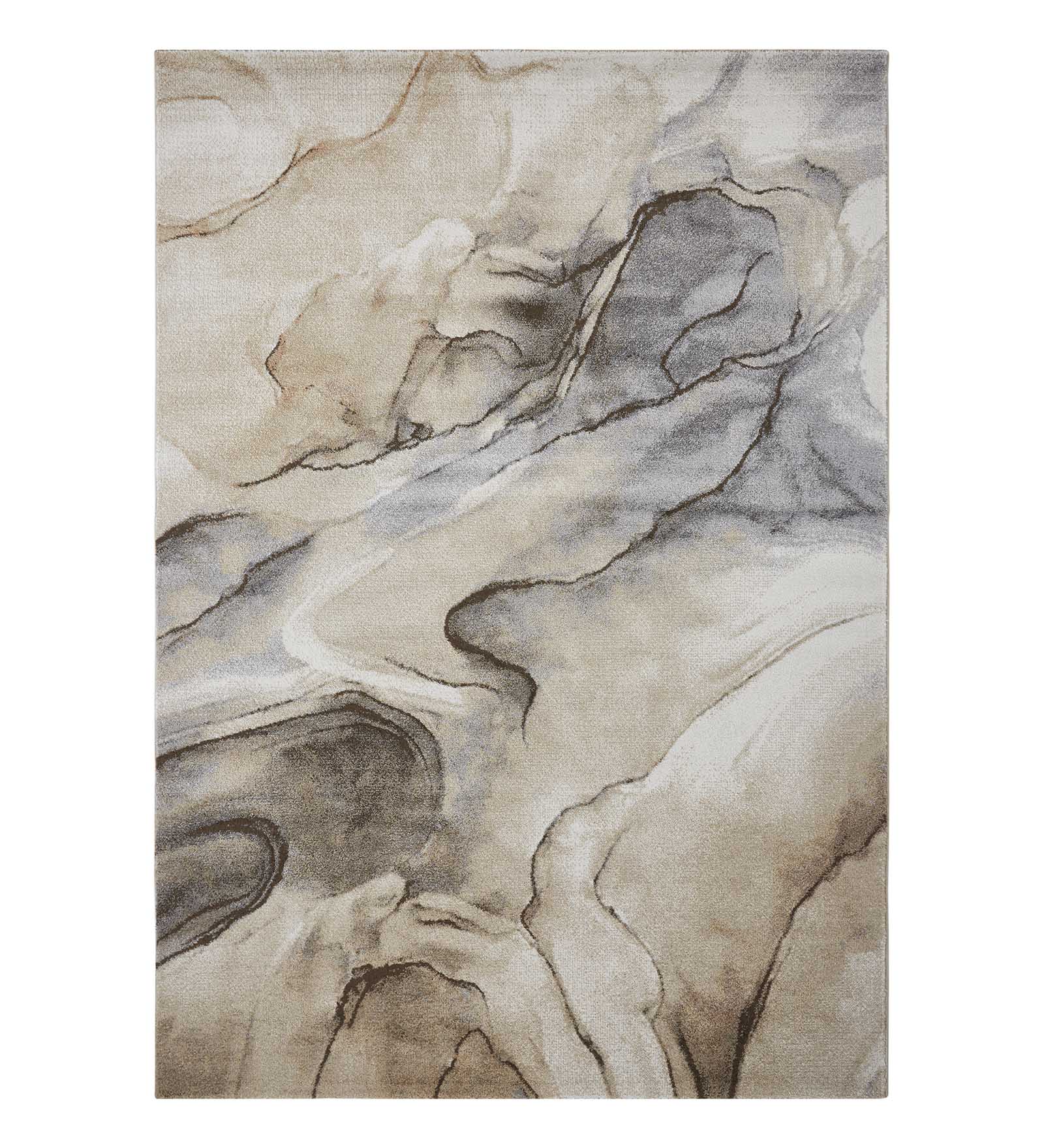 Arizona Abstract Carpet Brown and Grey