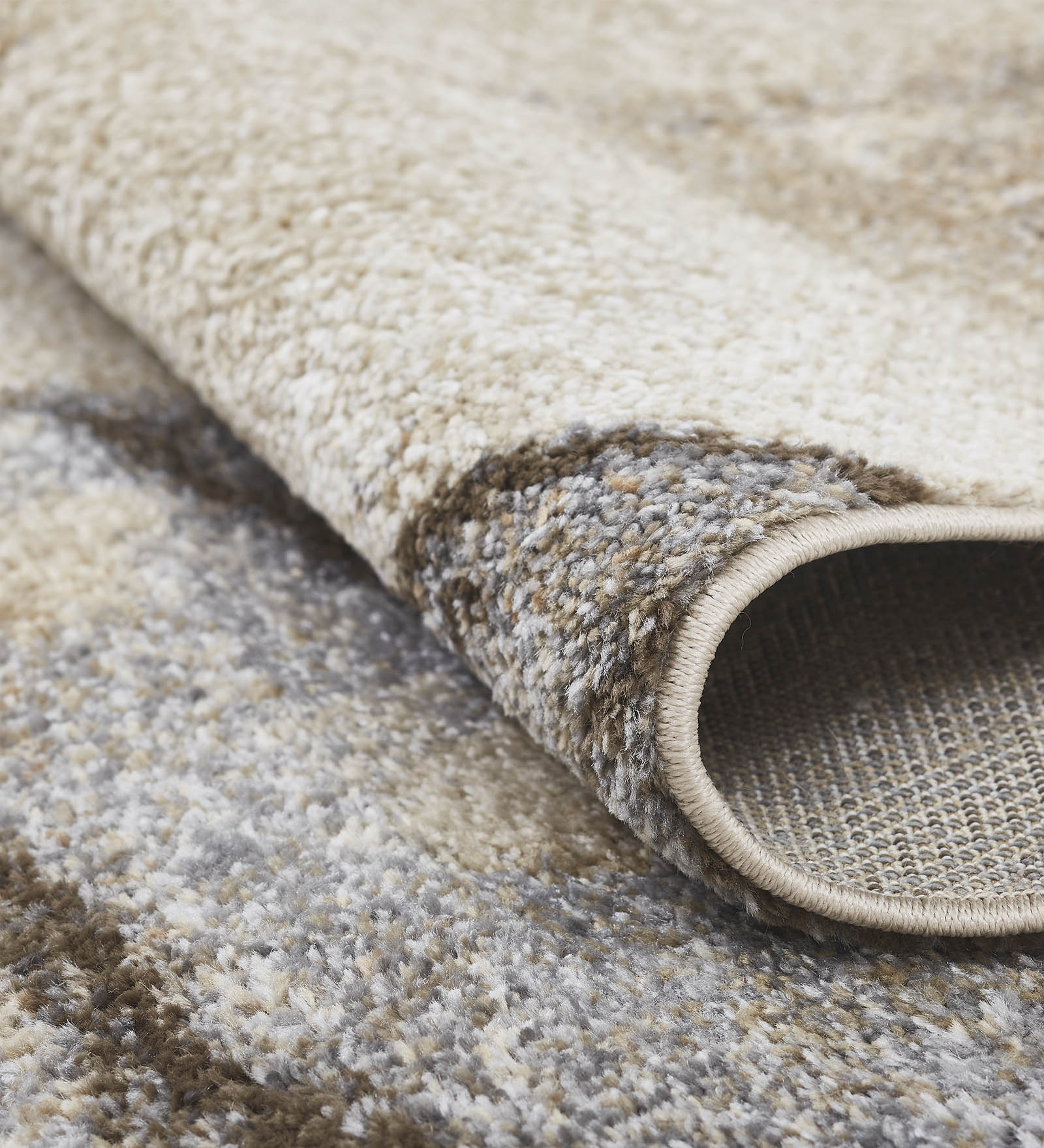 Arizona Abstract Carpet Brown and Grey