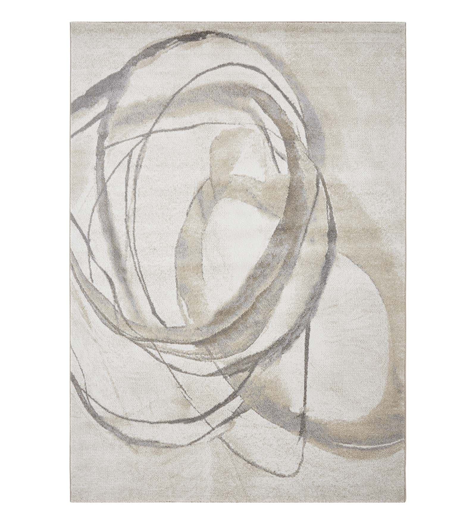 Arizona Abstract Carpet Grey and Beige