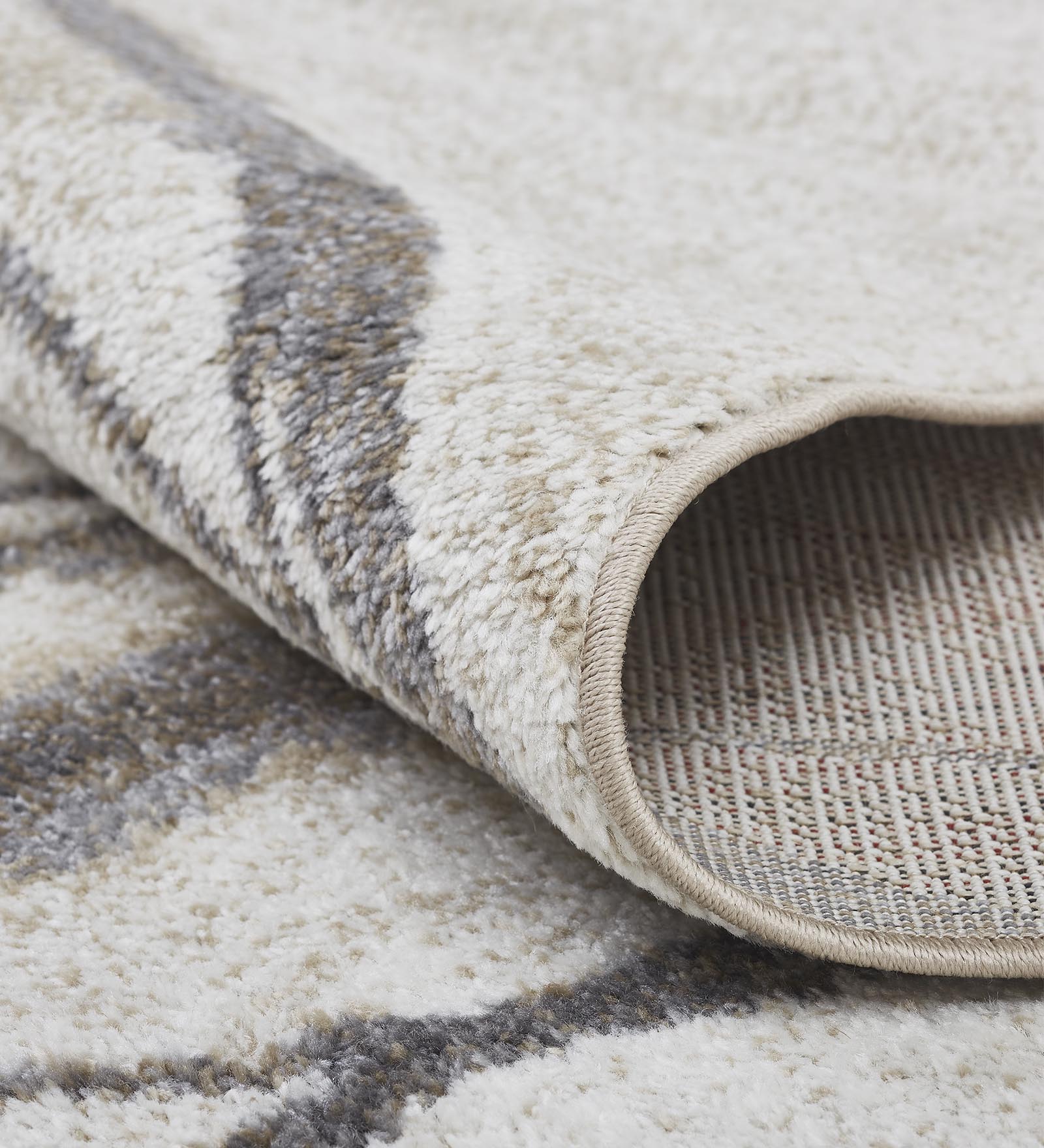 Arizona Abstract Carpet Grey and Beige