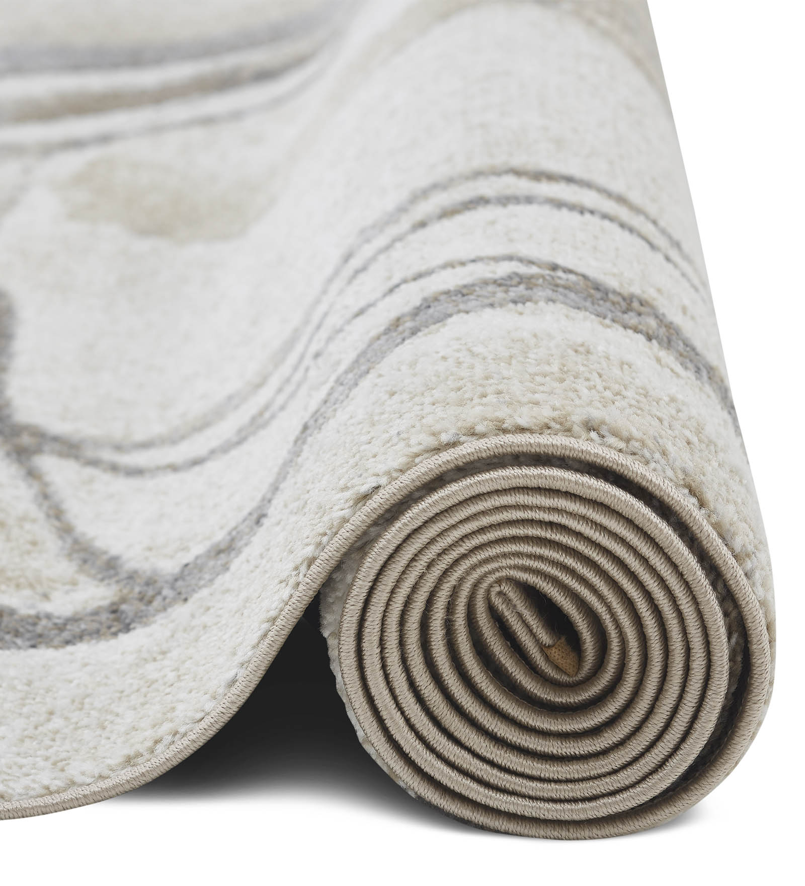 Arizona Abstract Carpet Grey and Beige